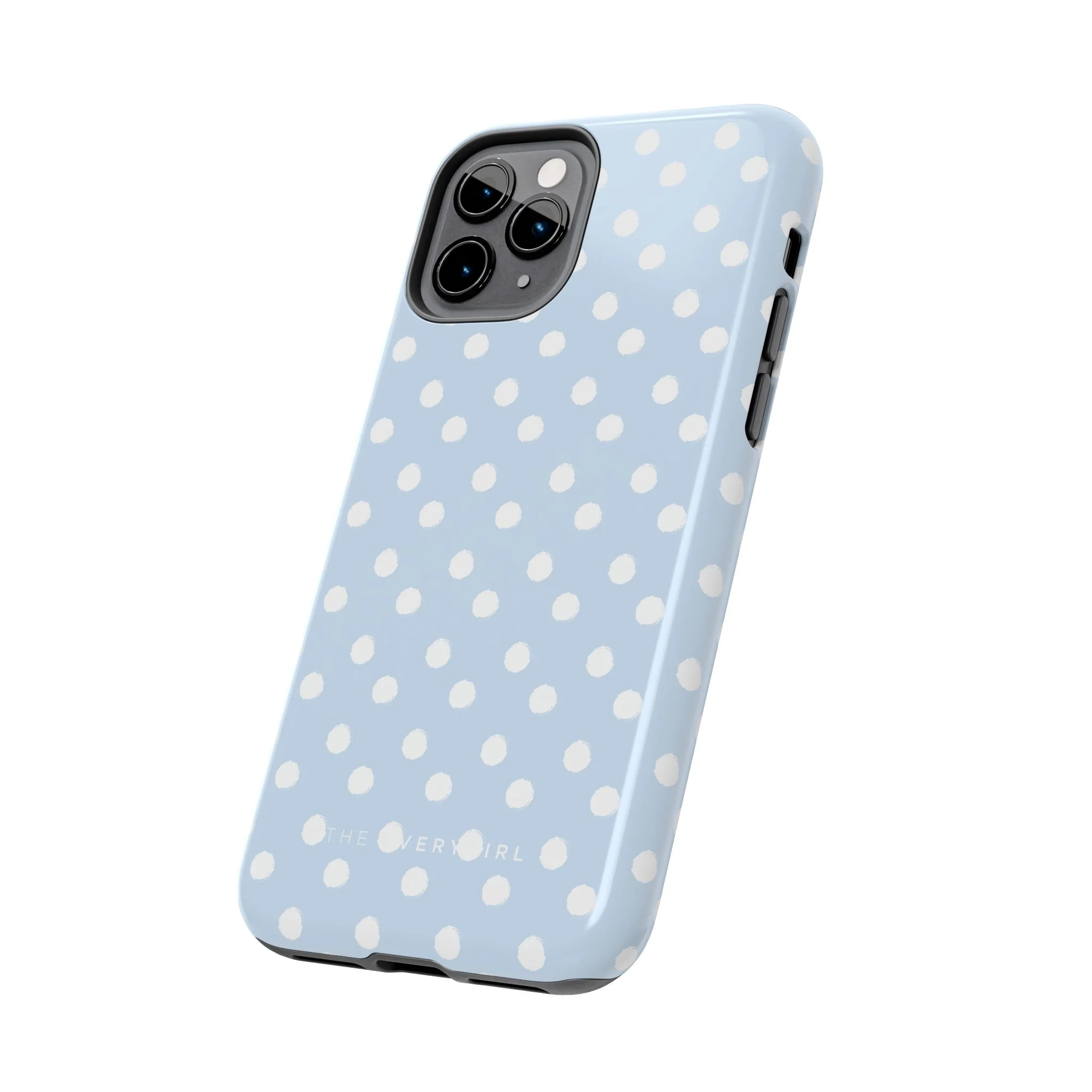 Blue & White Polka Dots Phone Case - Image 37