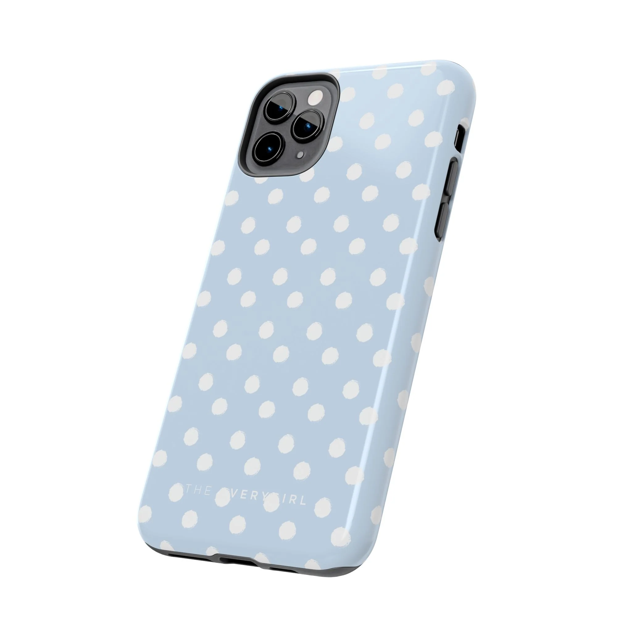 Blue & White Polka Dots Phone Case - Image 40