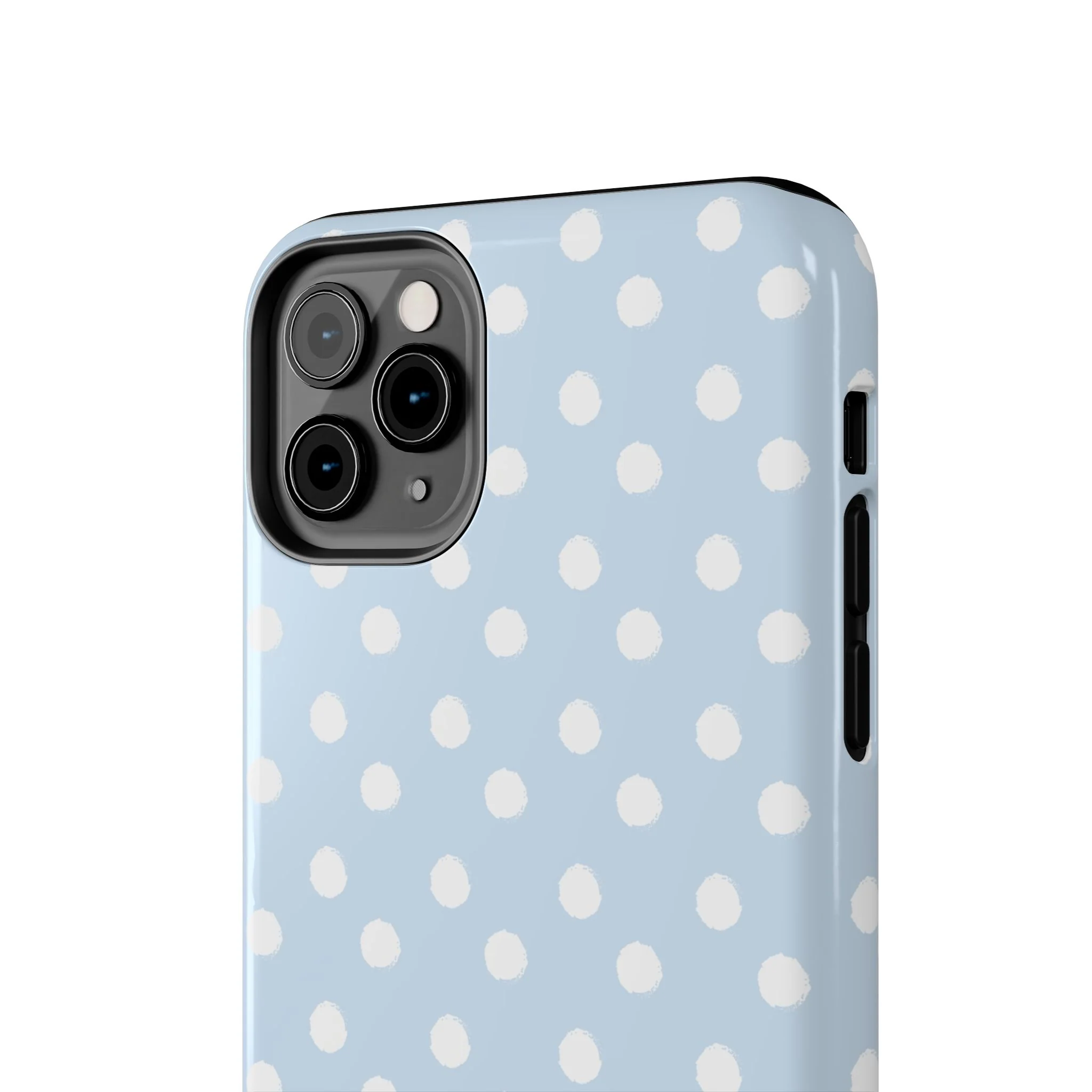 Blue & White Polka Dots Phone Case - Image 41
