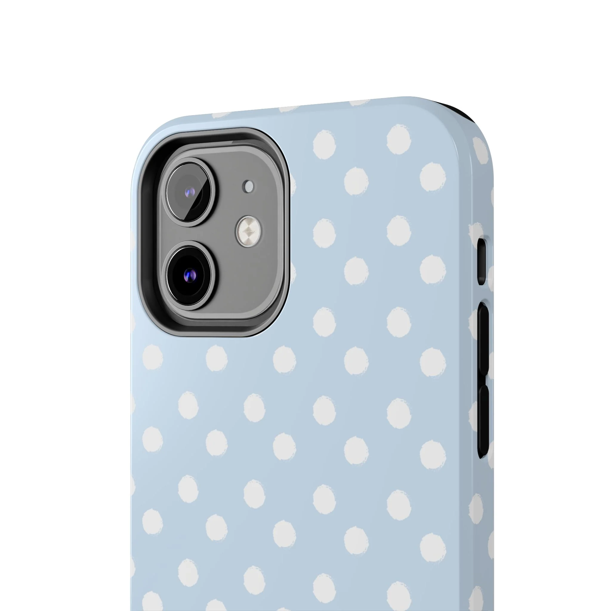 Blue & White Polka Dots Phone Case - Image 44
