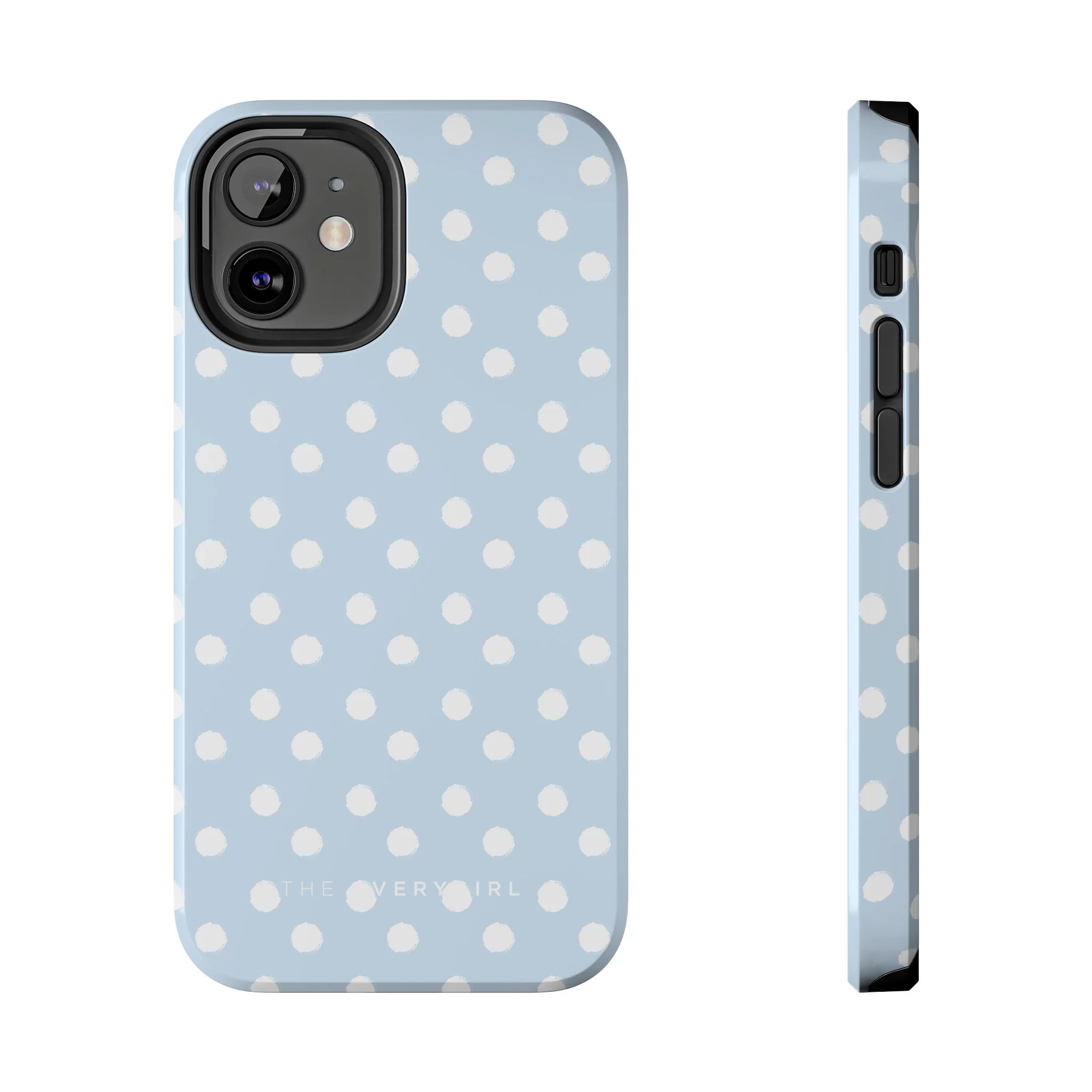 Blue & White Polka Dots Phone Case - Image 45