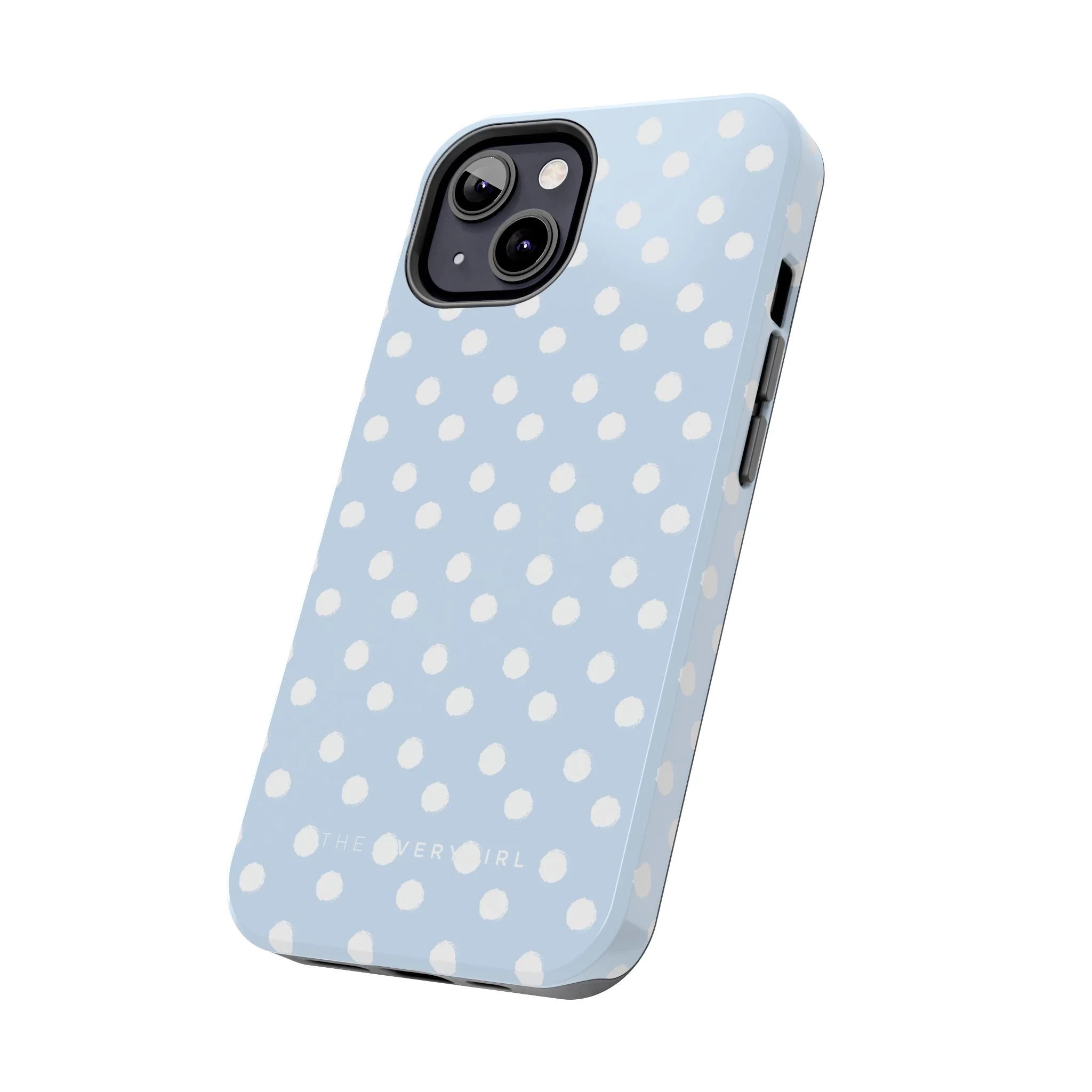 Blue & White Polka Dots Phone Case - Image 55