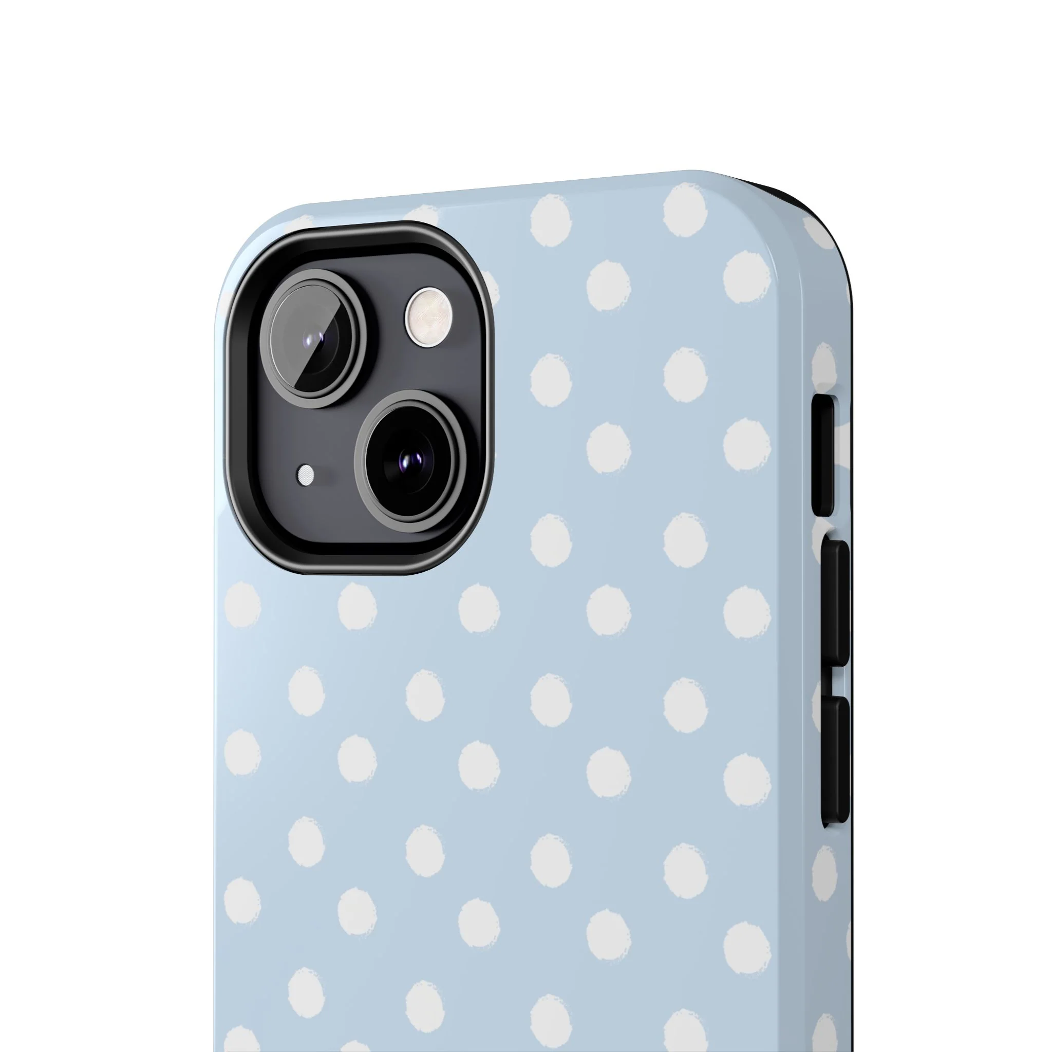 Blue & White Polka Dots Phone Case - Image 59