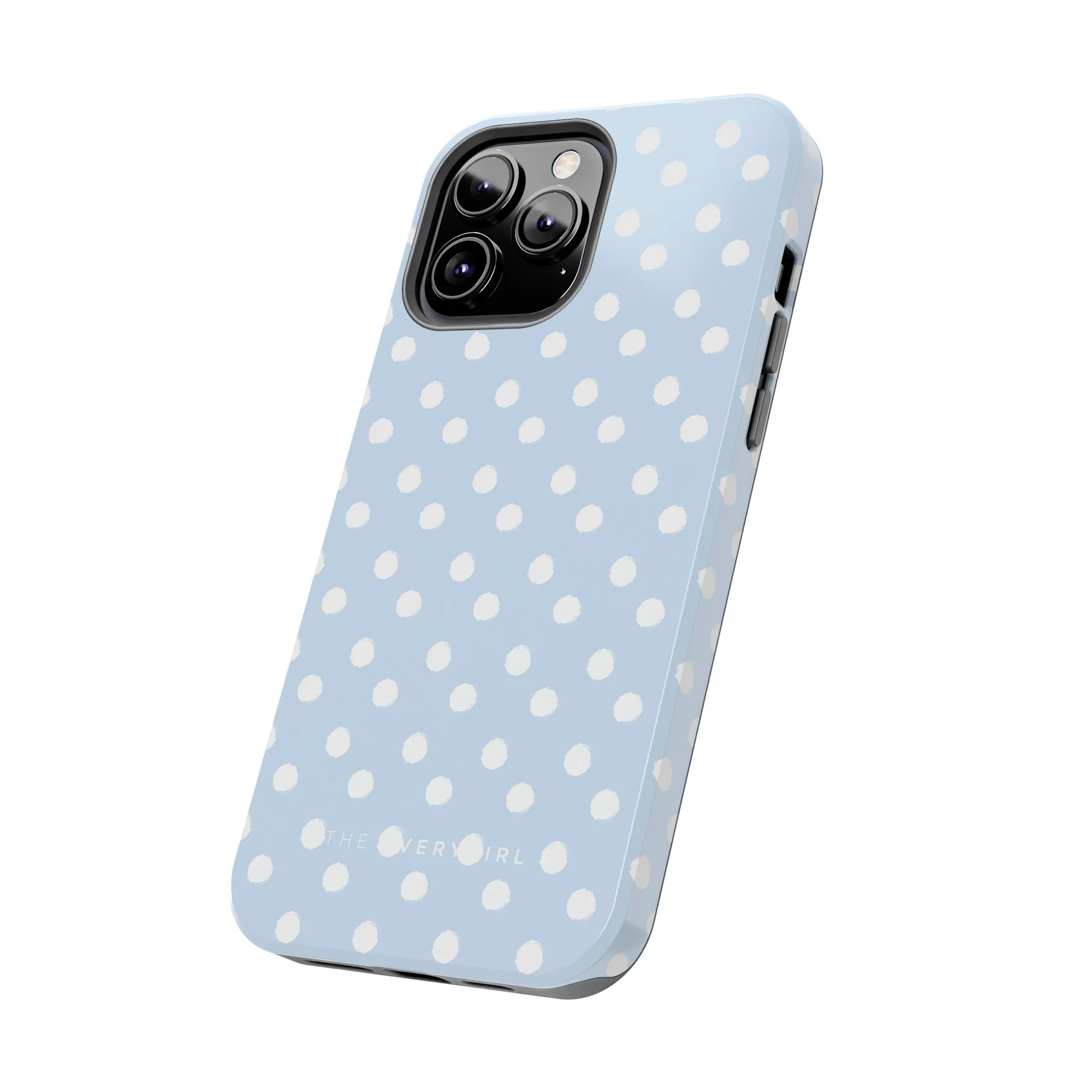 Blue & White Polka Dots Phone Case - Image 64
