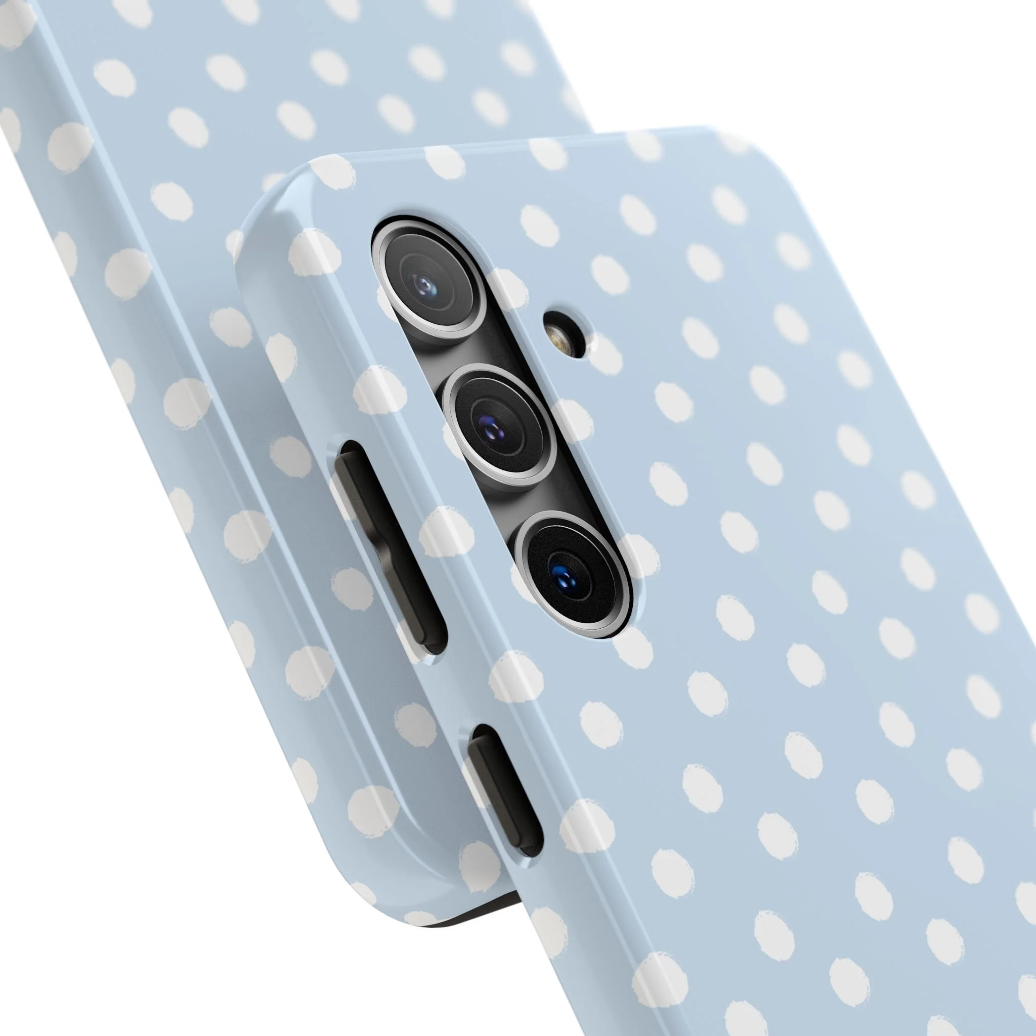 Blue & White Polka Dots Phone Case - Image 82