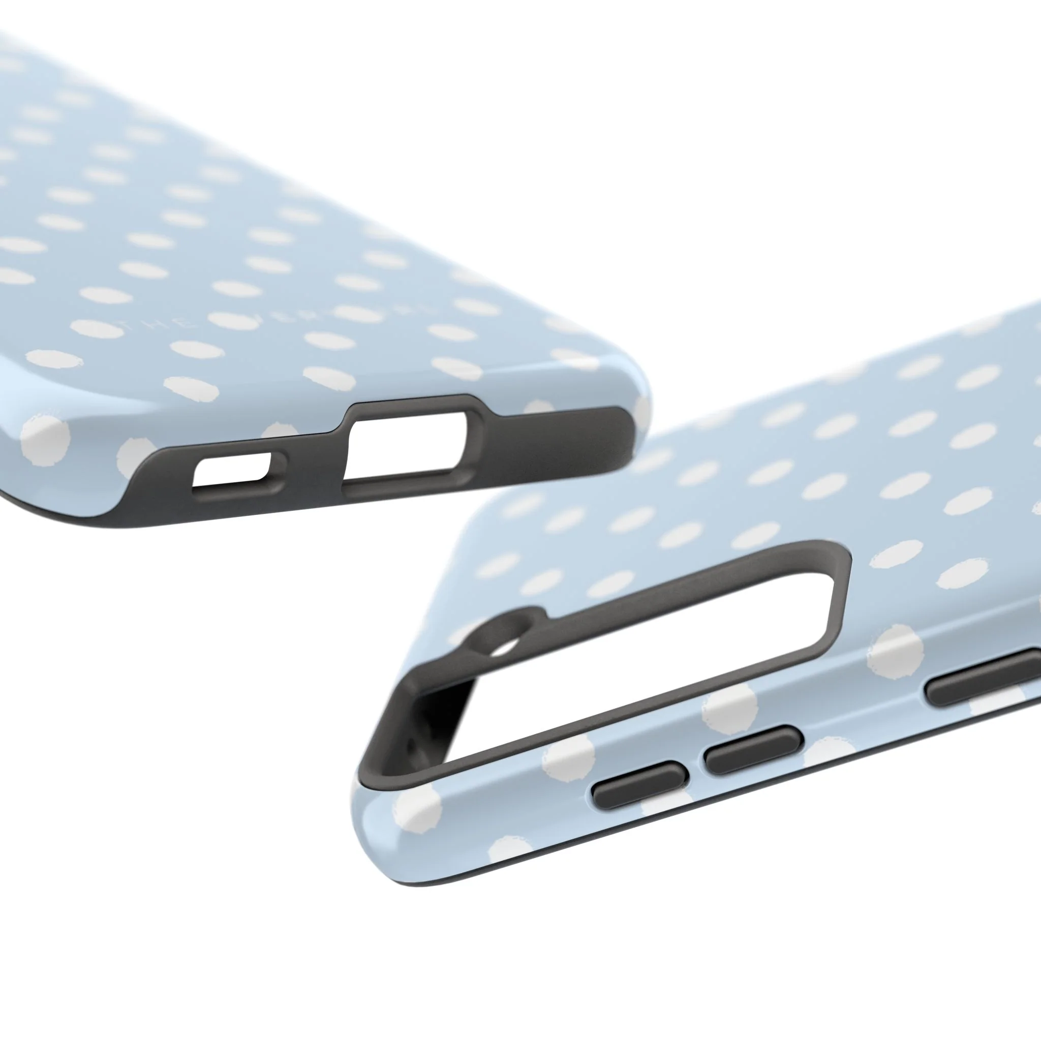Blue & White Polka Dots Phone Case - Image 92