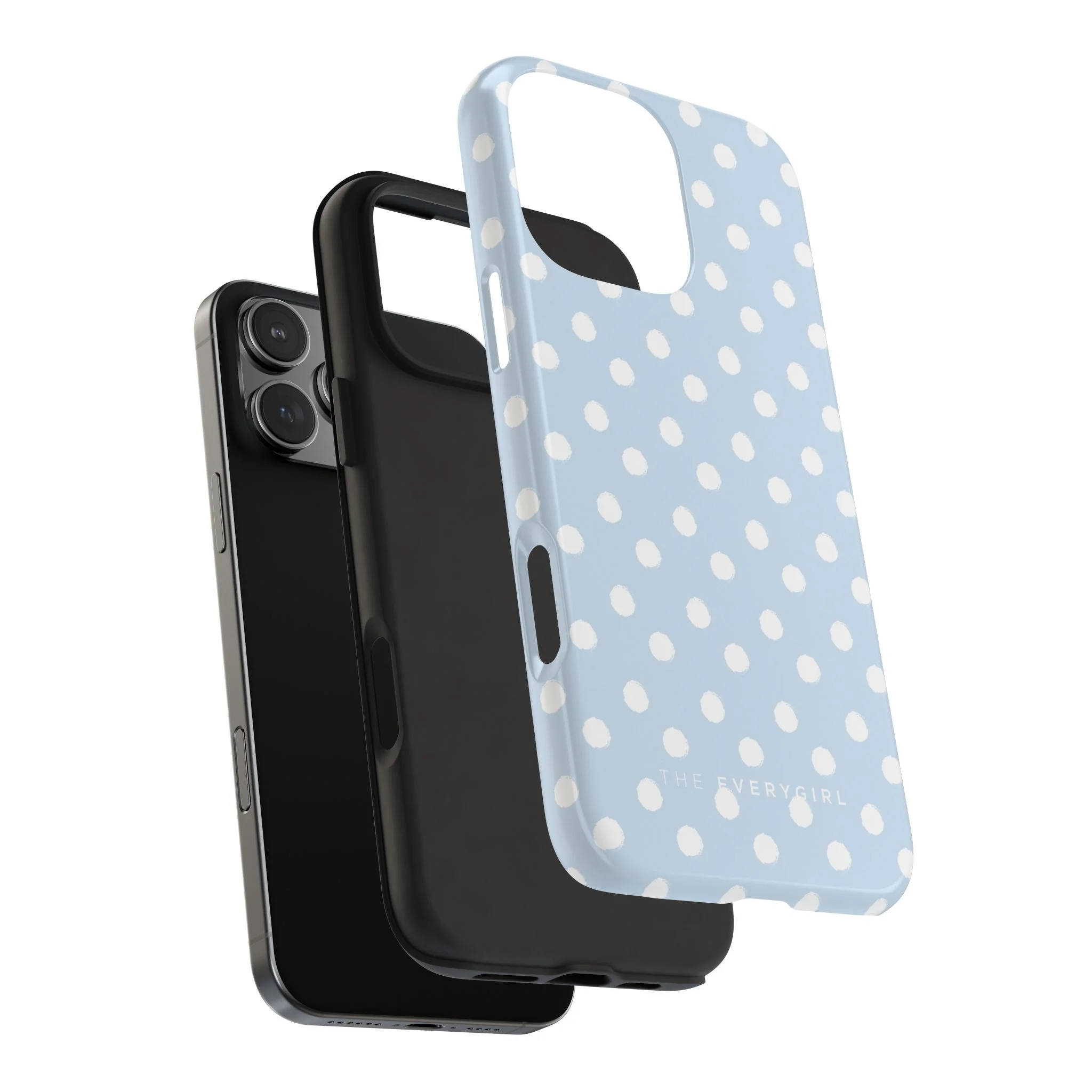 Blue & White Polka Dots Phone Case - Image 97