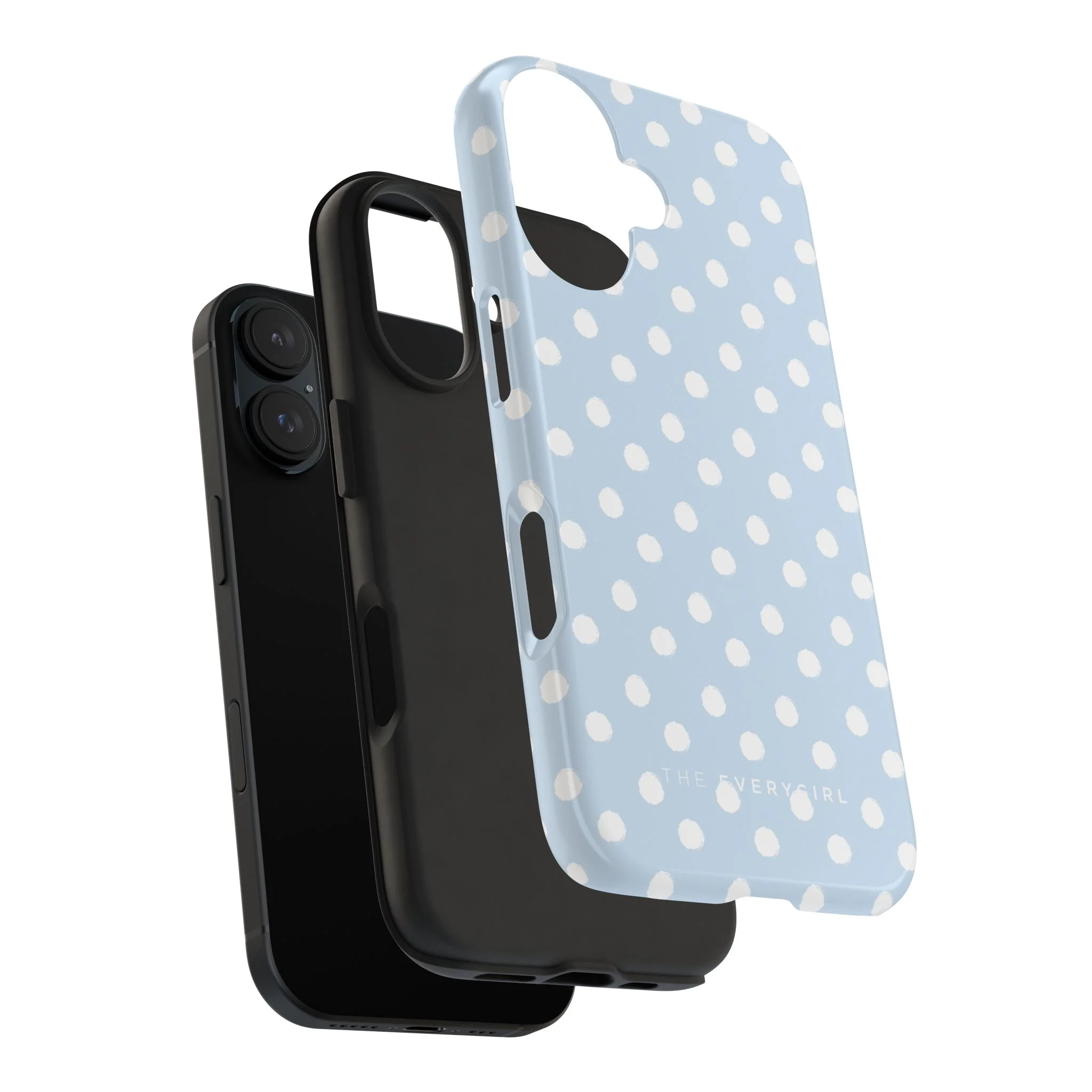Blue & White Polka Dots Phone Case - Image 99
