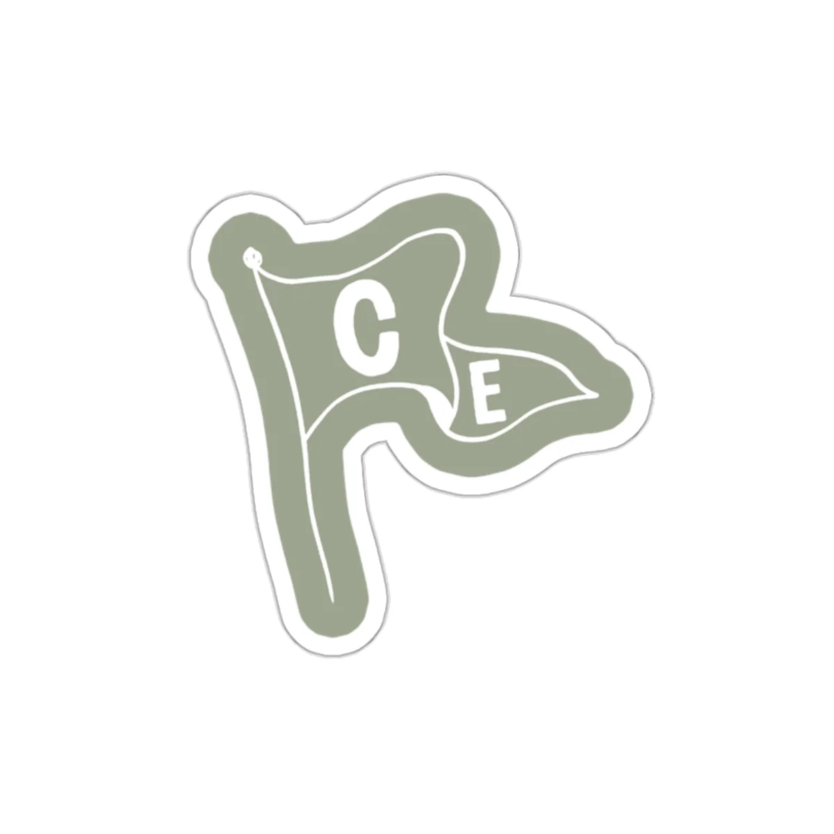 Camp Flag Sticker