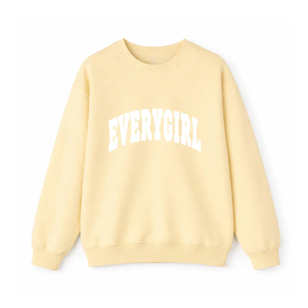 Everygirl Spring Yellow Sweatshirt