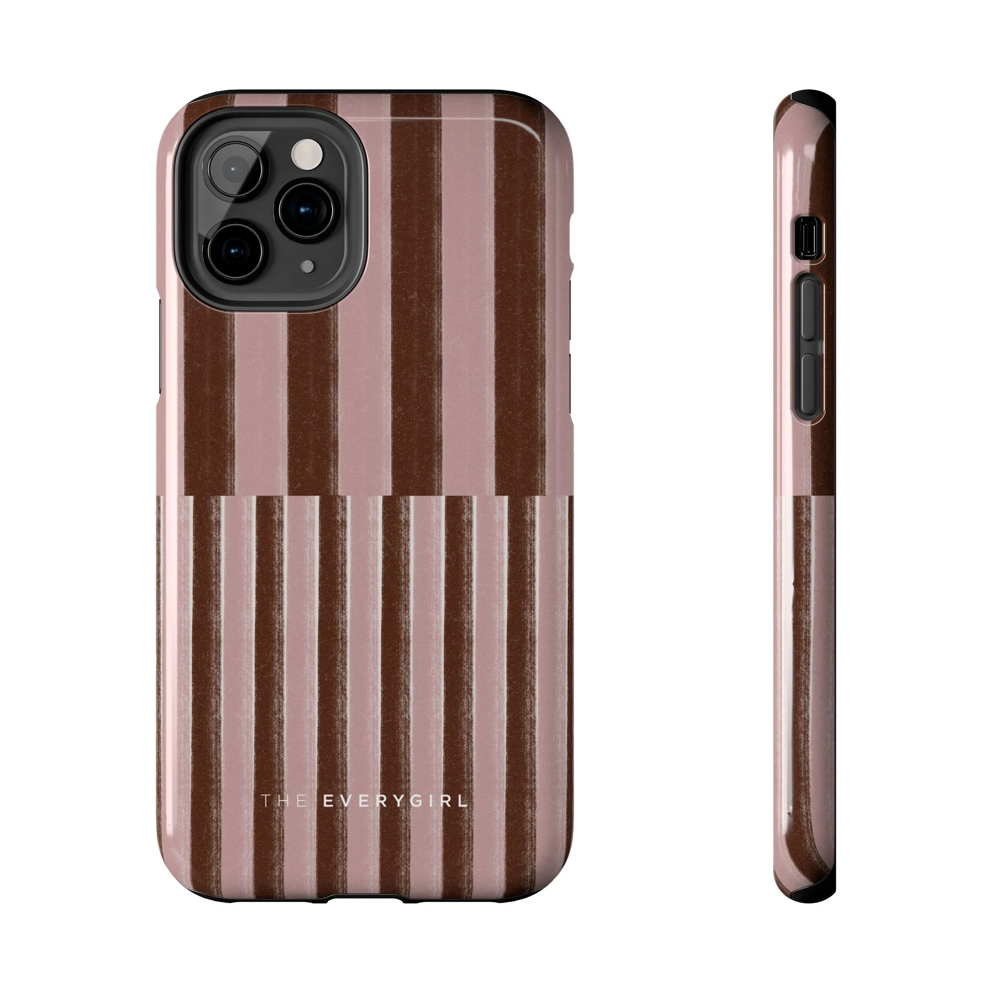 February Pink and Brown Phone Case - Image 2