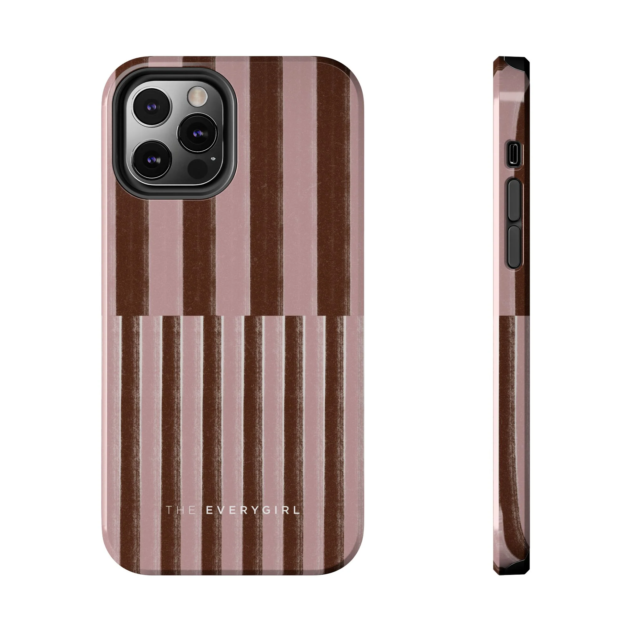 February Pink and Brown Phone Case - Image 6