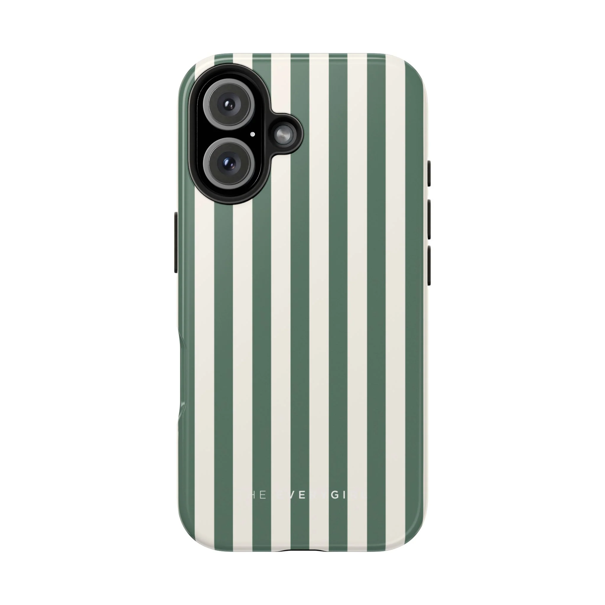 Green Cabana Stripe Phone Case - Image 6