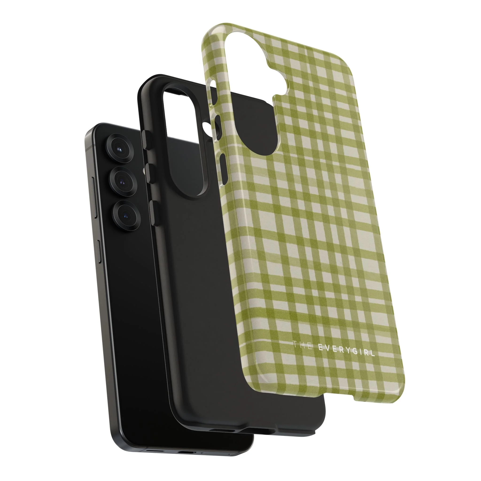 Green Gingham Phone Case - Image 103
