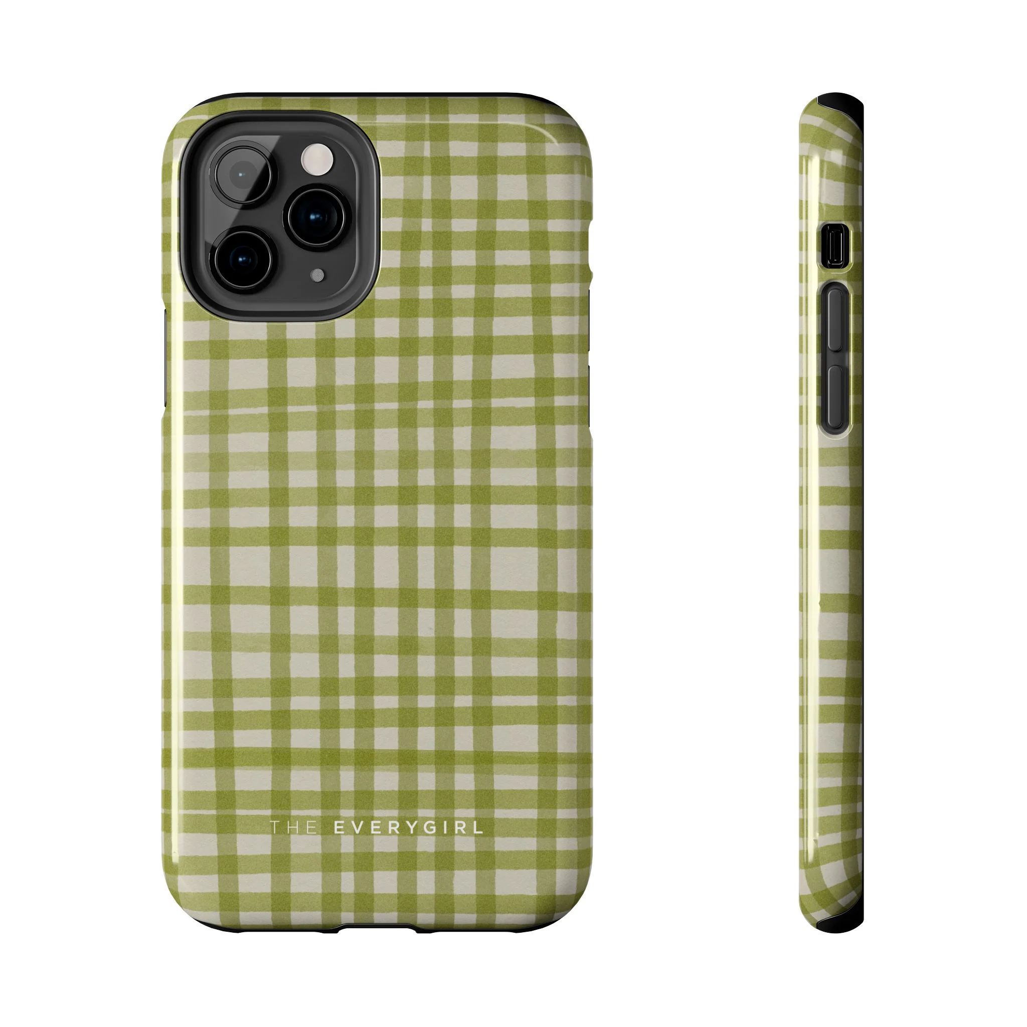 Green Gingham Phone Case - Image 2