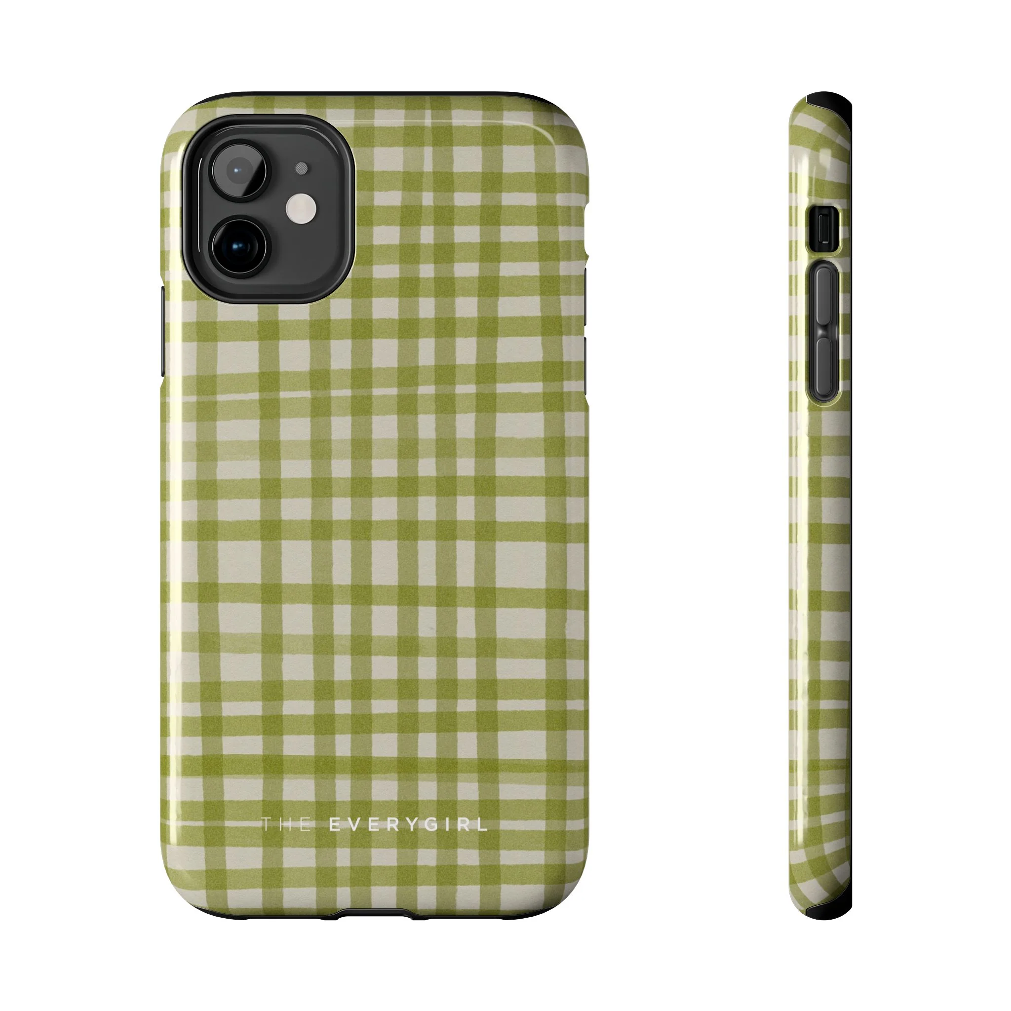 Green Gingham Phone Case - Image 33