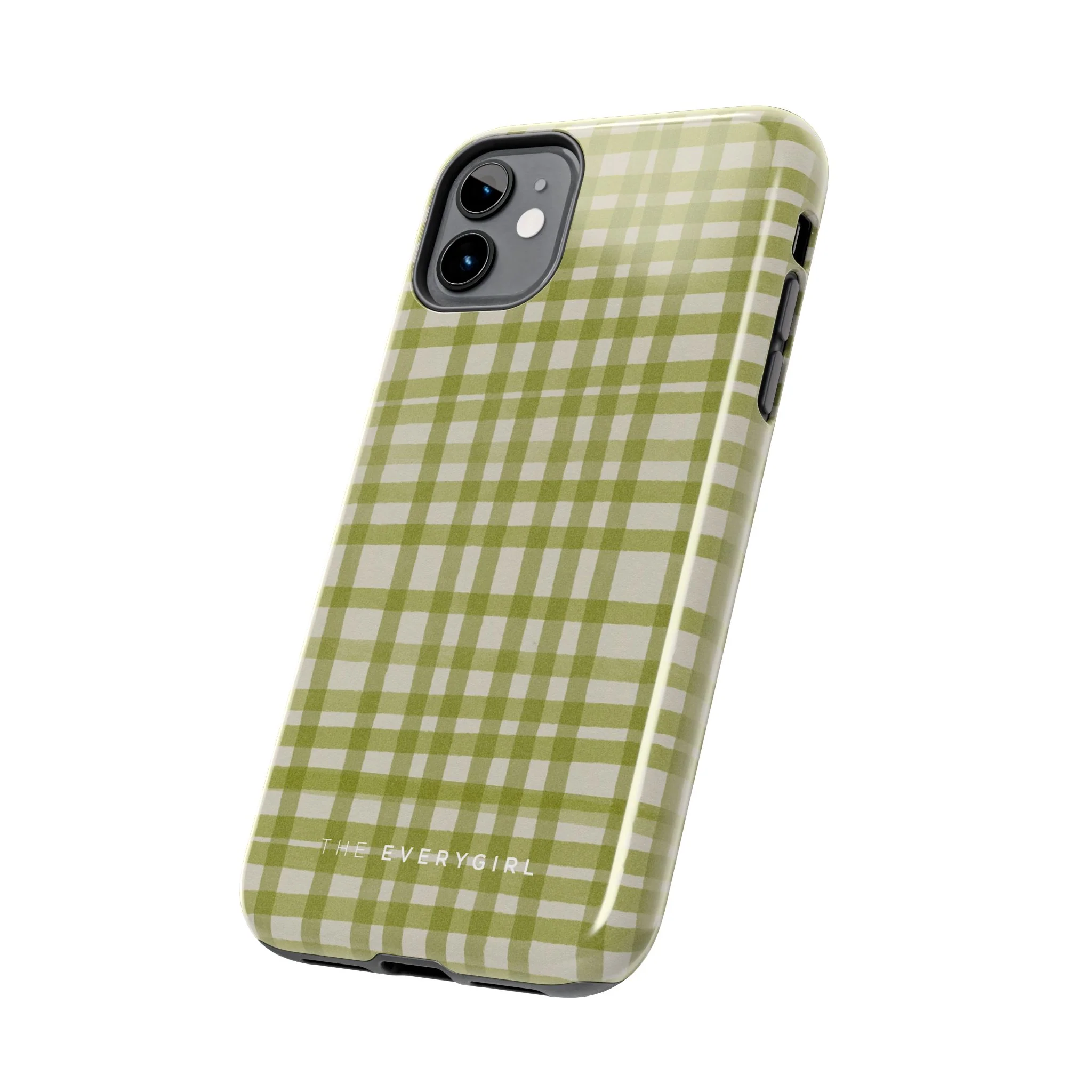 Green Gingham Phone Case - Image 34