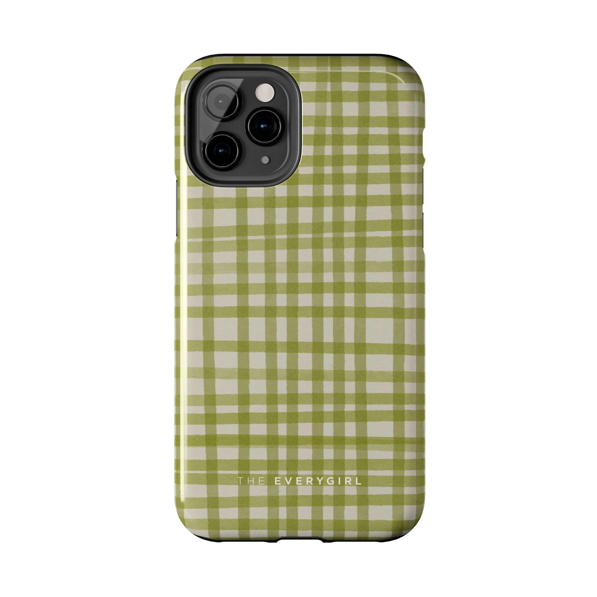 Green Gingham Phone Case - Image 36