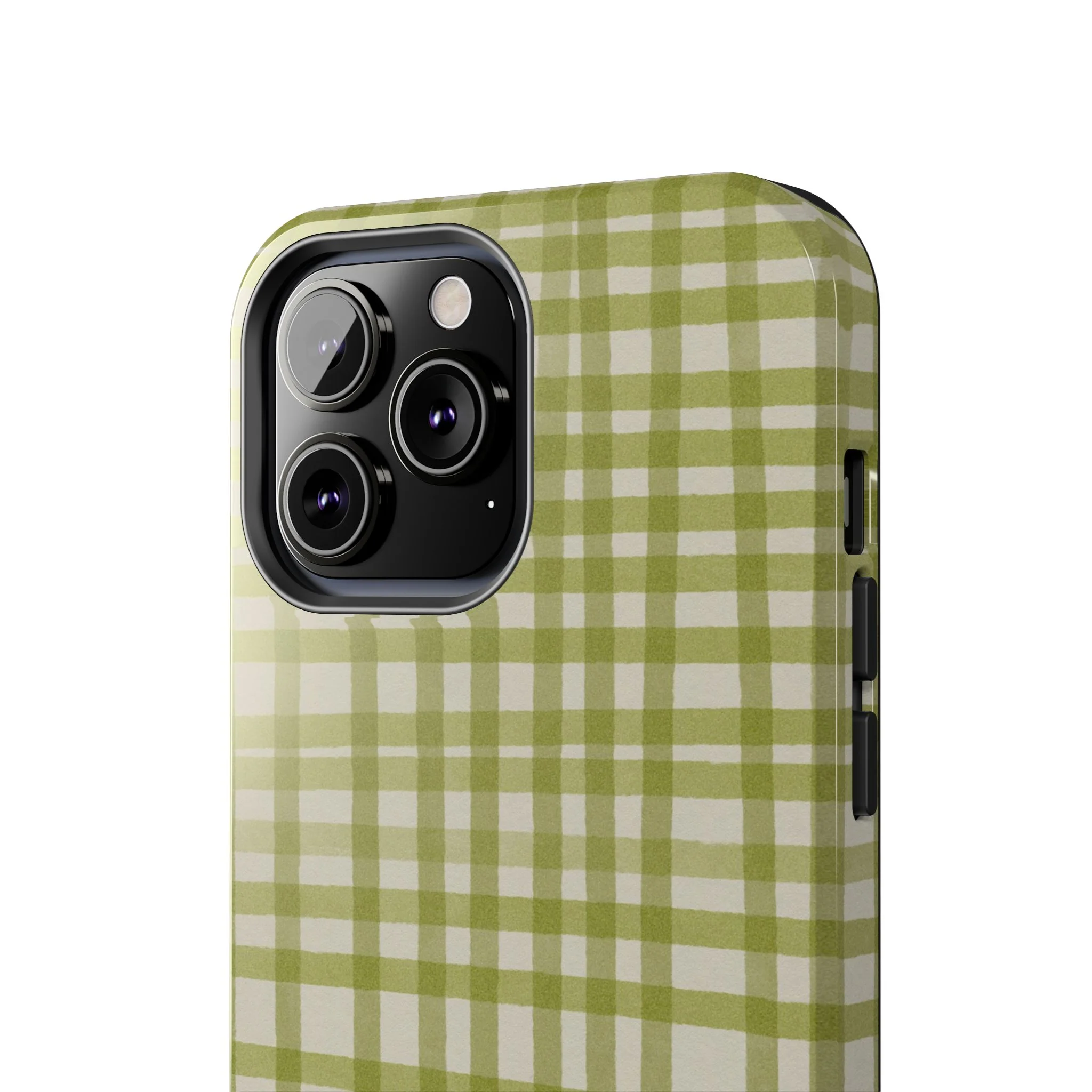 Green Gingham Phone Case - Image 65