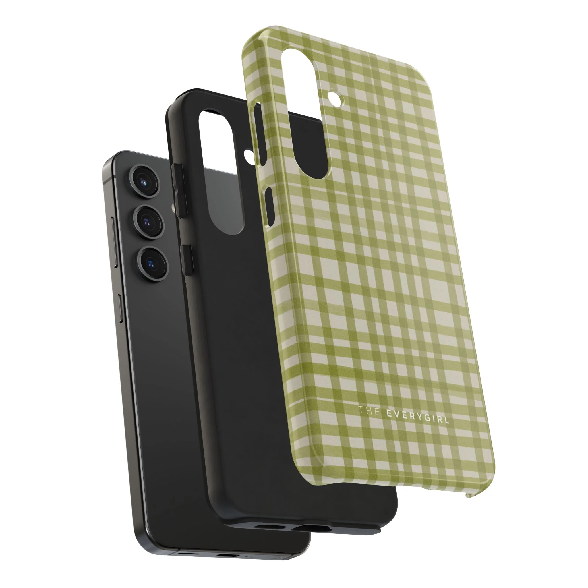 Green Gingham Phone Case - Image 84