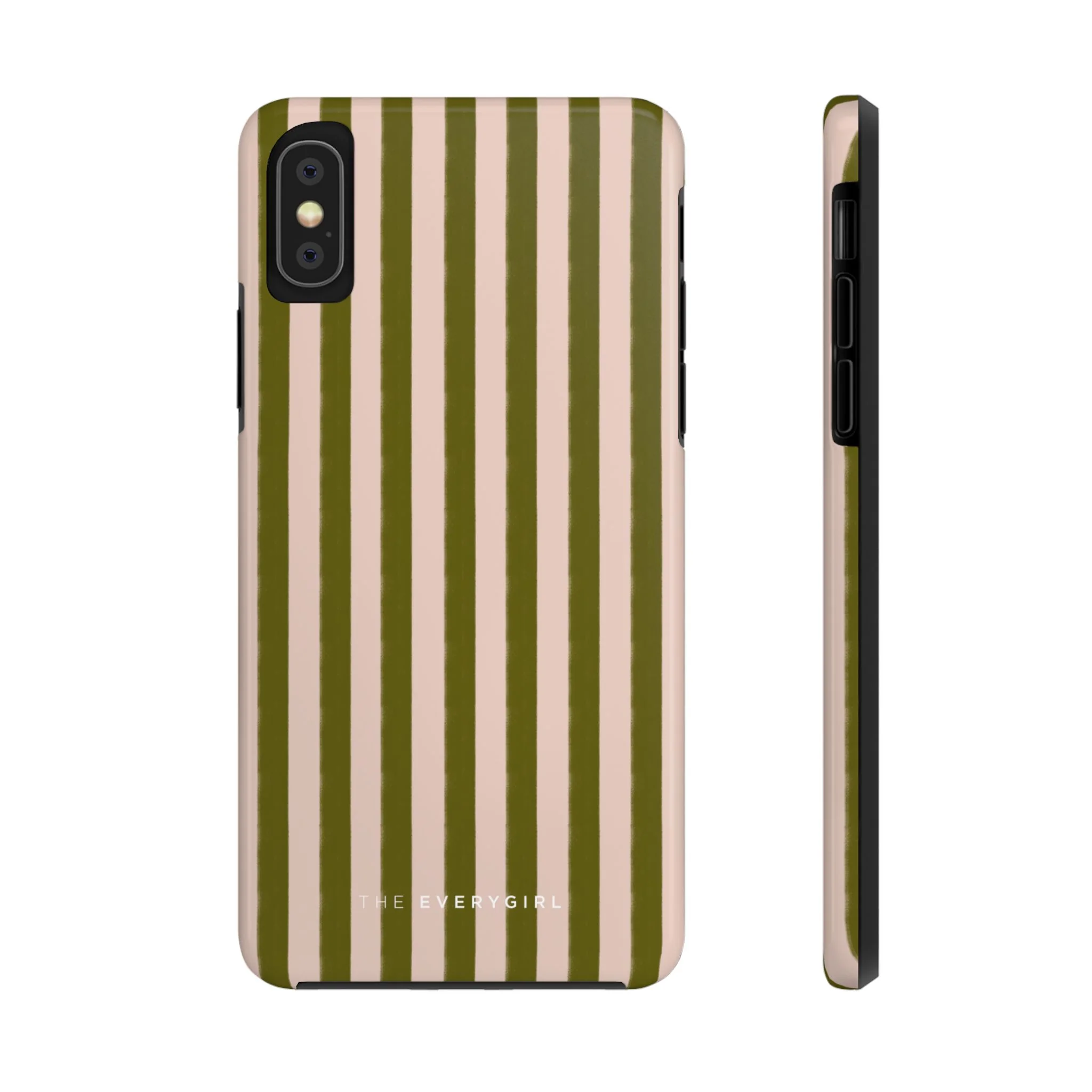 Green & Pink Stripes IPhone Case - Image 4