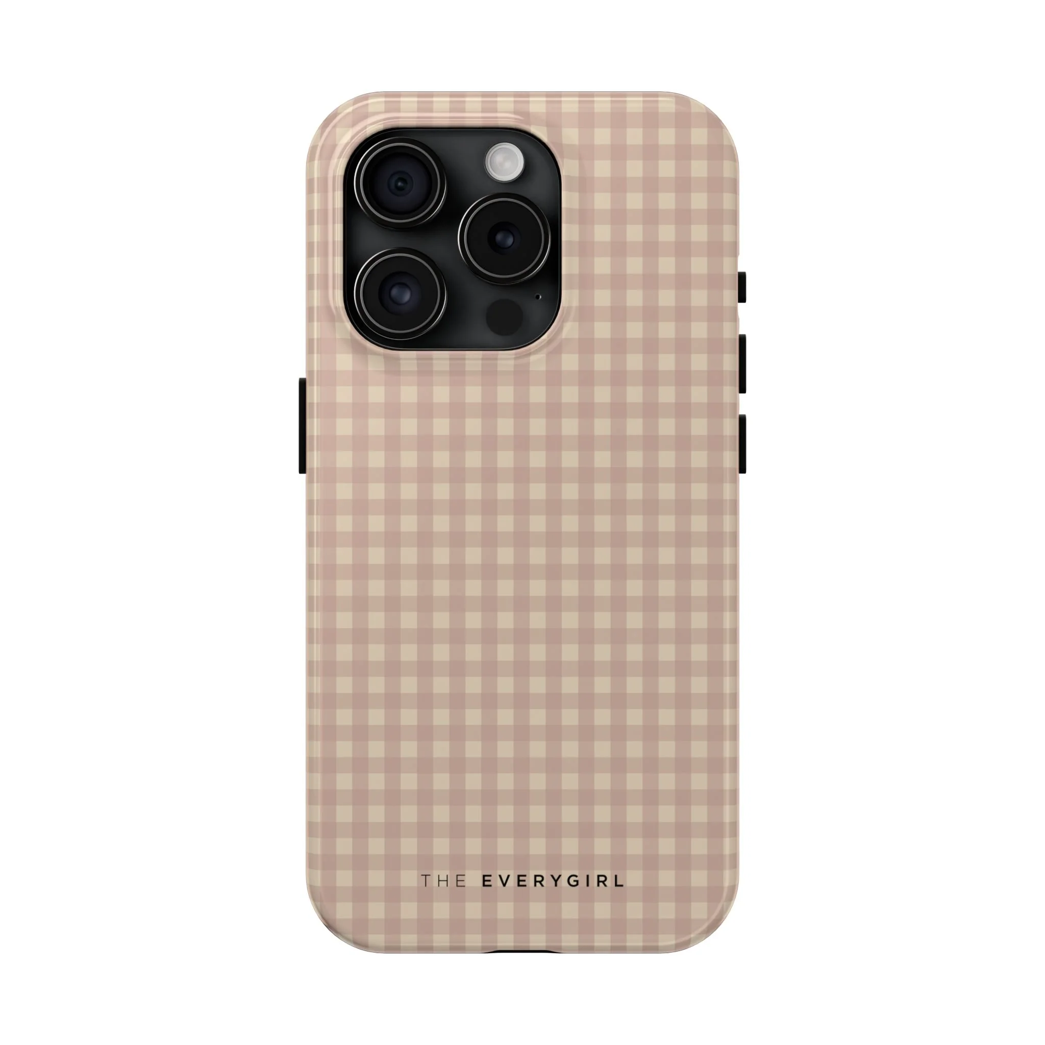 Neutral Blush Gingham IPhone Case - Image 22