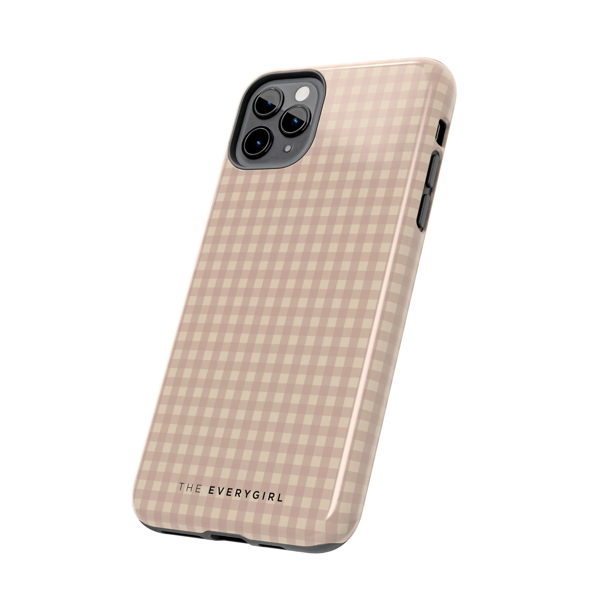 Neutral Blush Gingham IPhone Case - Image 50