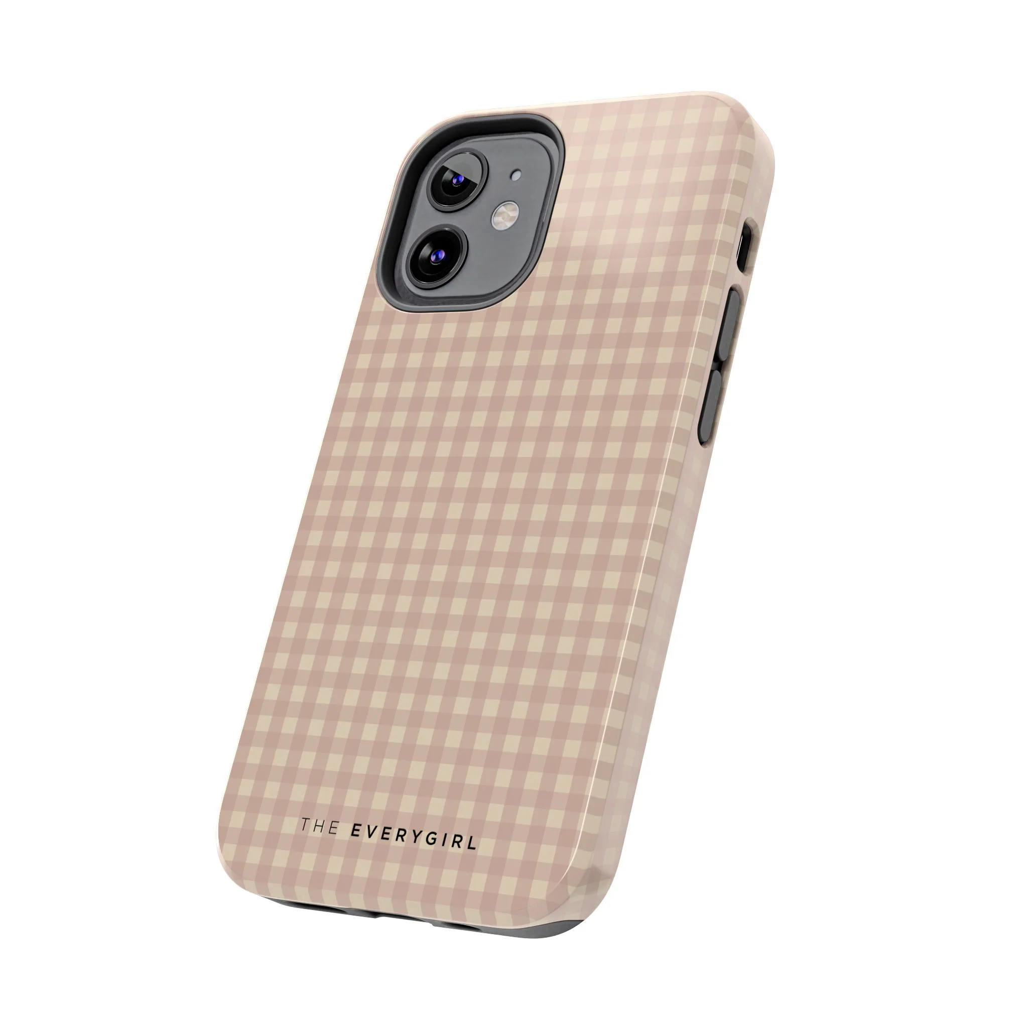 Neutral Blush Gingham IPhone Case - Image 56