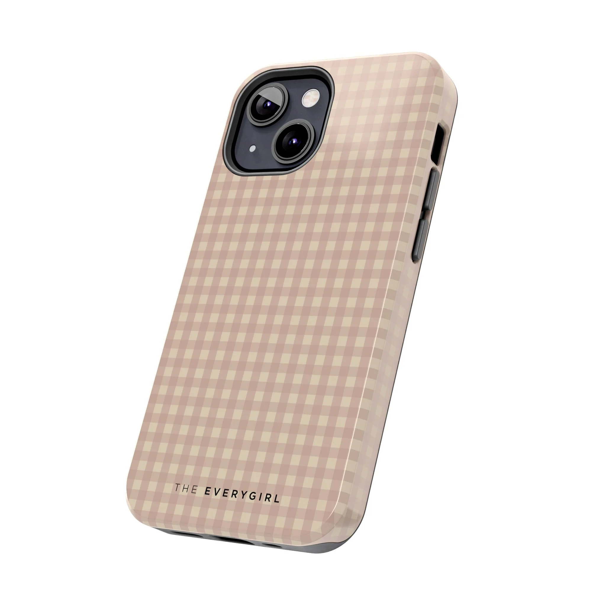 Neutral Blush Gingham IPhone Case - Image 68
