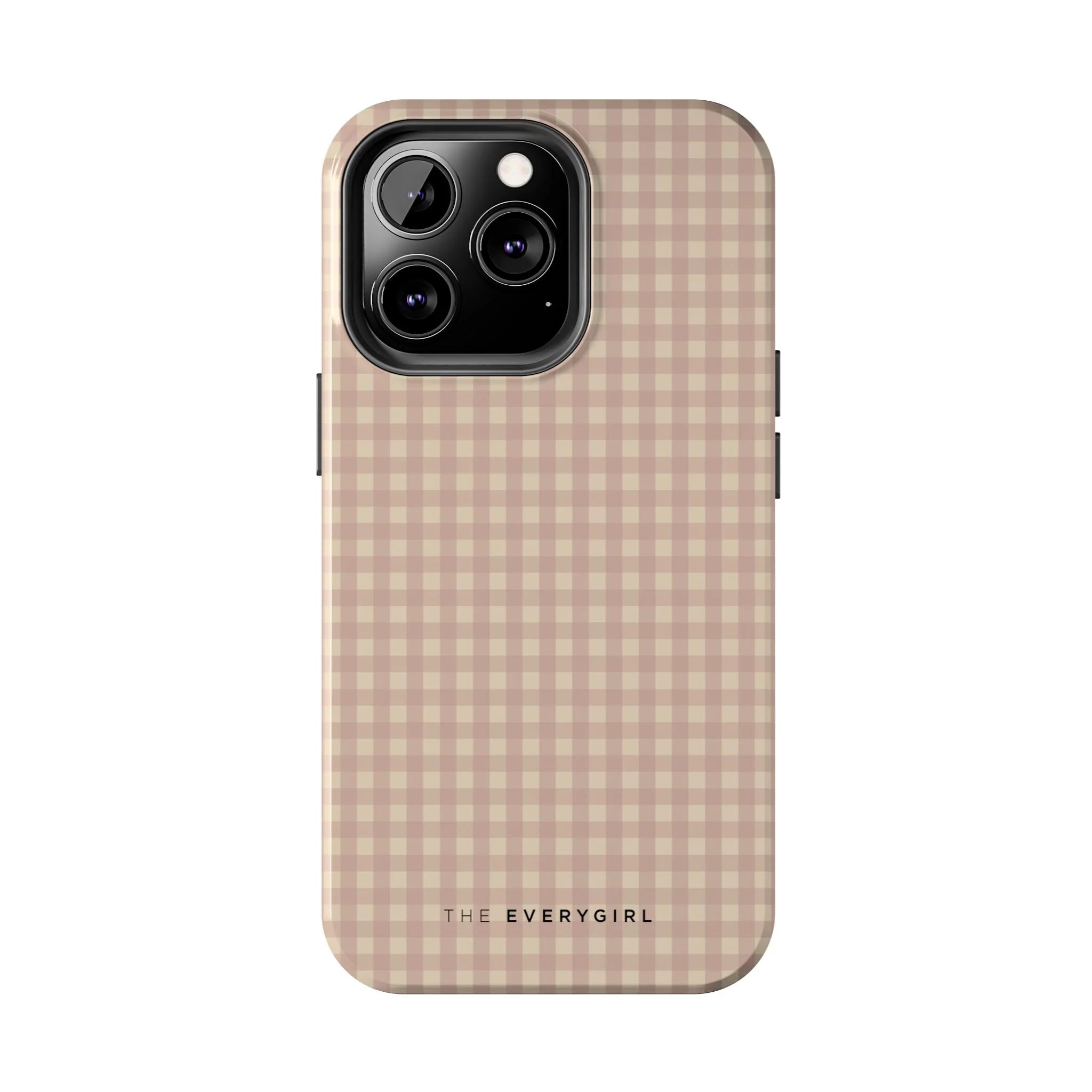 Neutral Blush Gingham IPhone Case - Image 70