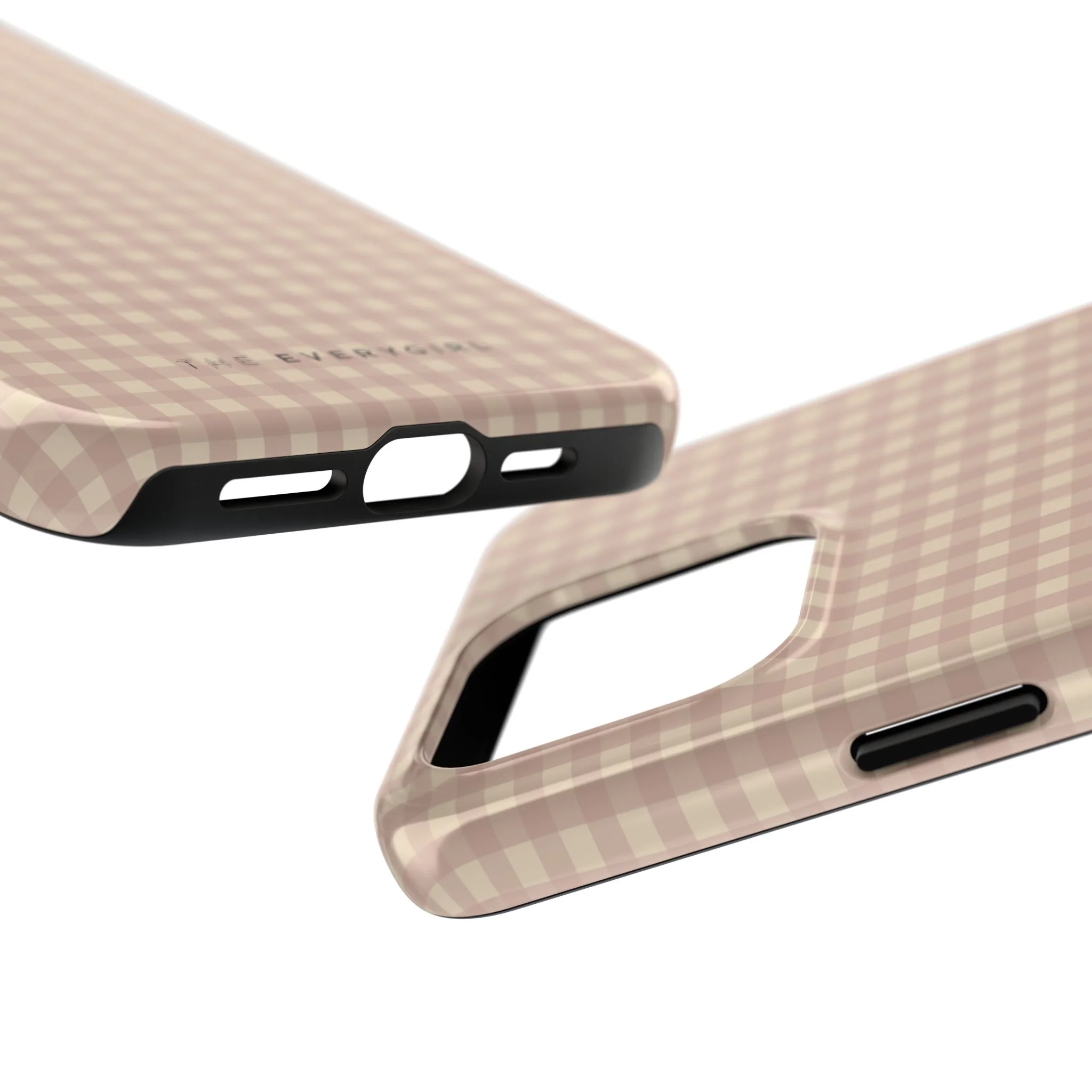 Neutral Blush Gingham IPhone Case - Image 90