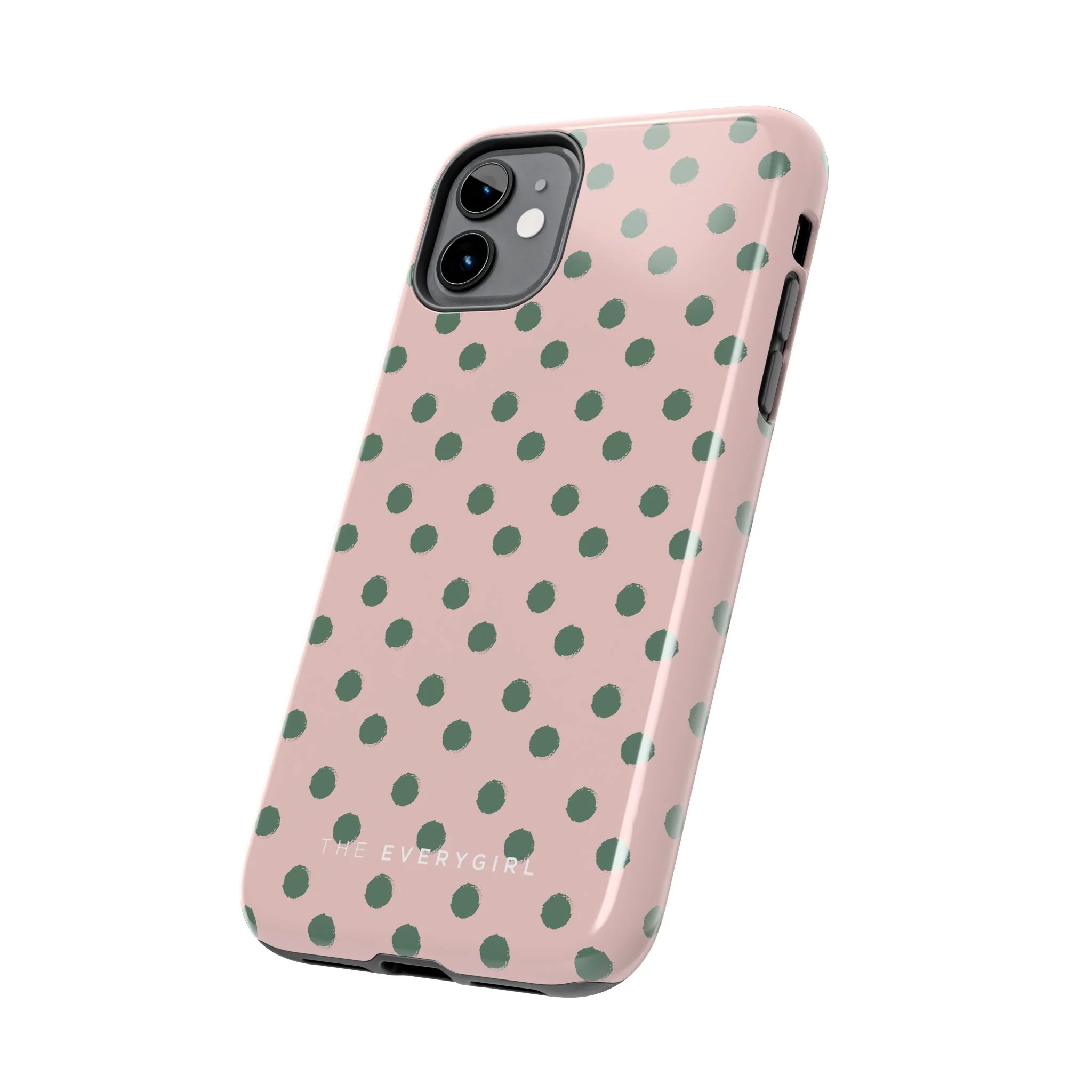 Pink & Green Polka Dots Phone Case - Image 34