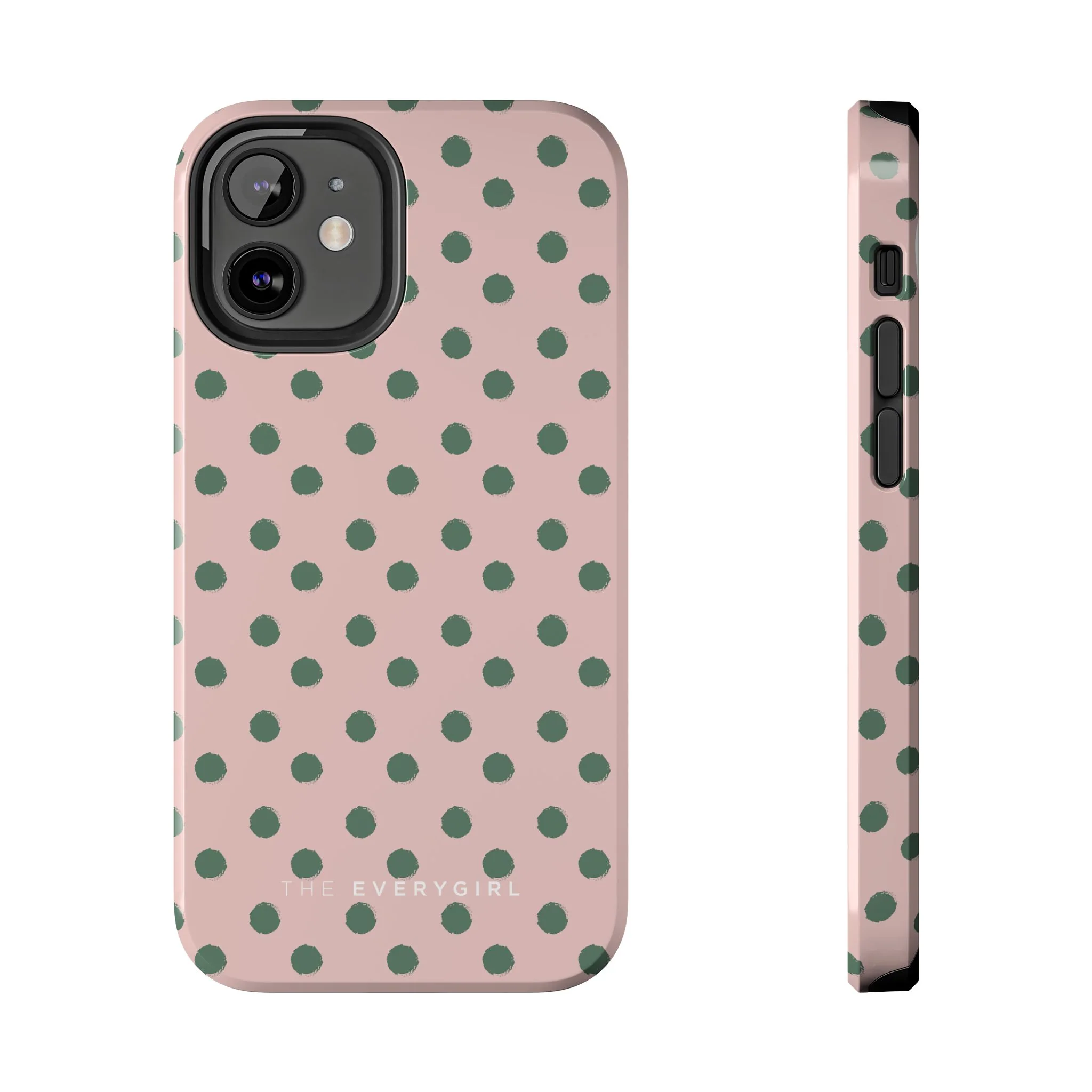 Pink & Green Polka Dots Phone Case - Image 45