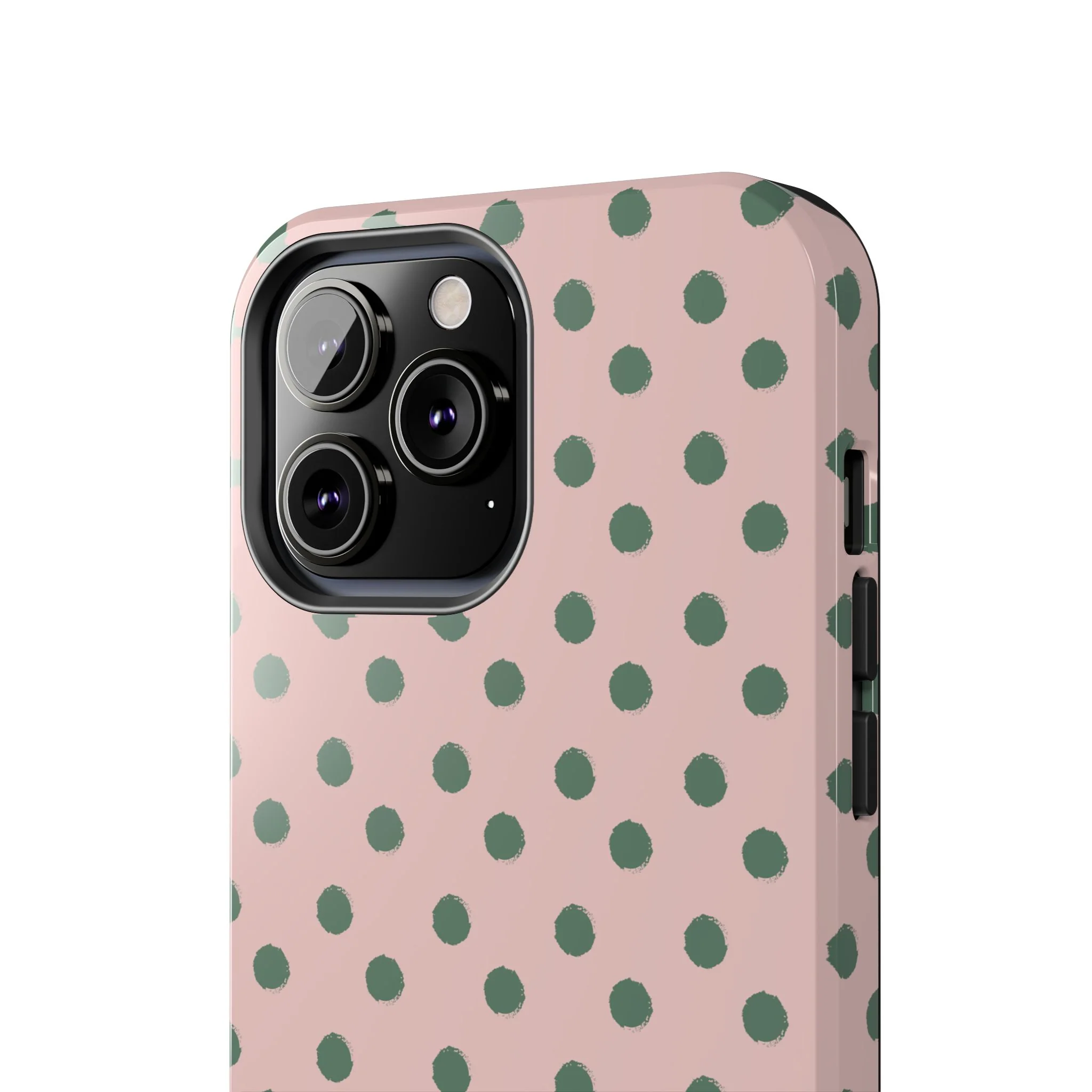 Pink & Green Polka Dots Phone Case - Image 65