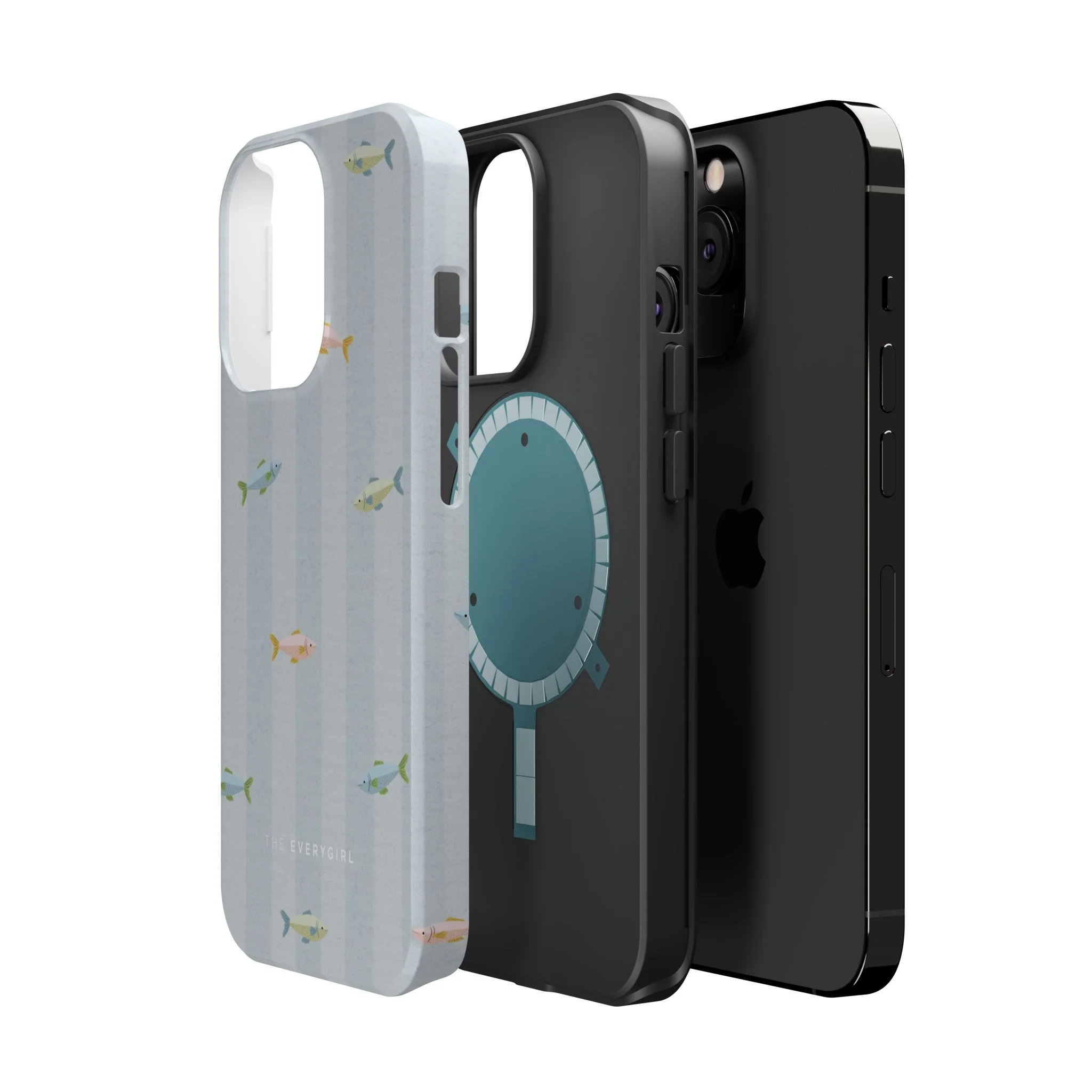 Soft Pastel Fish Summer Phone Case - Image 26