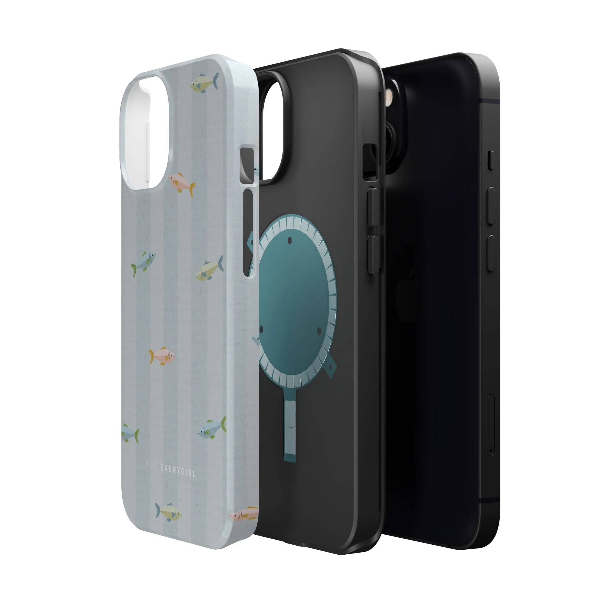 Soft Pastel Fish Summer Phone Case - Image 3
