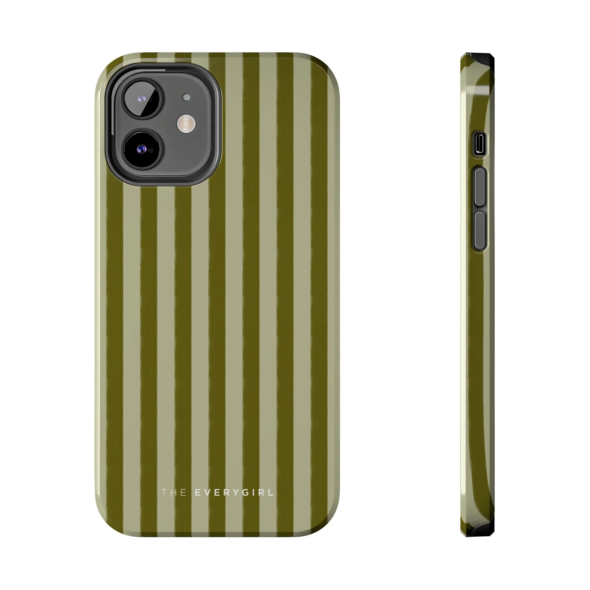 Tone on Tone Green Stripes IPhone Case - Image 10