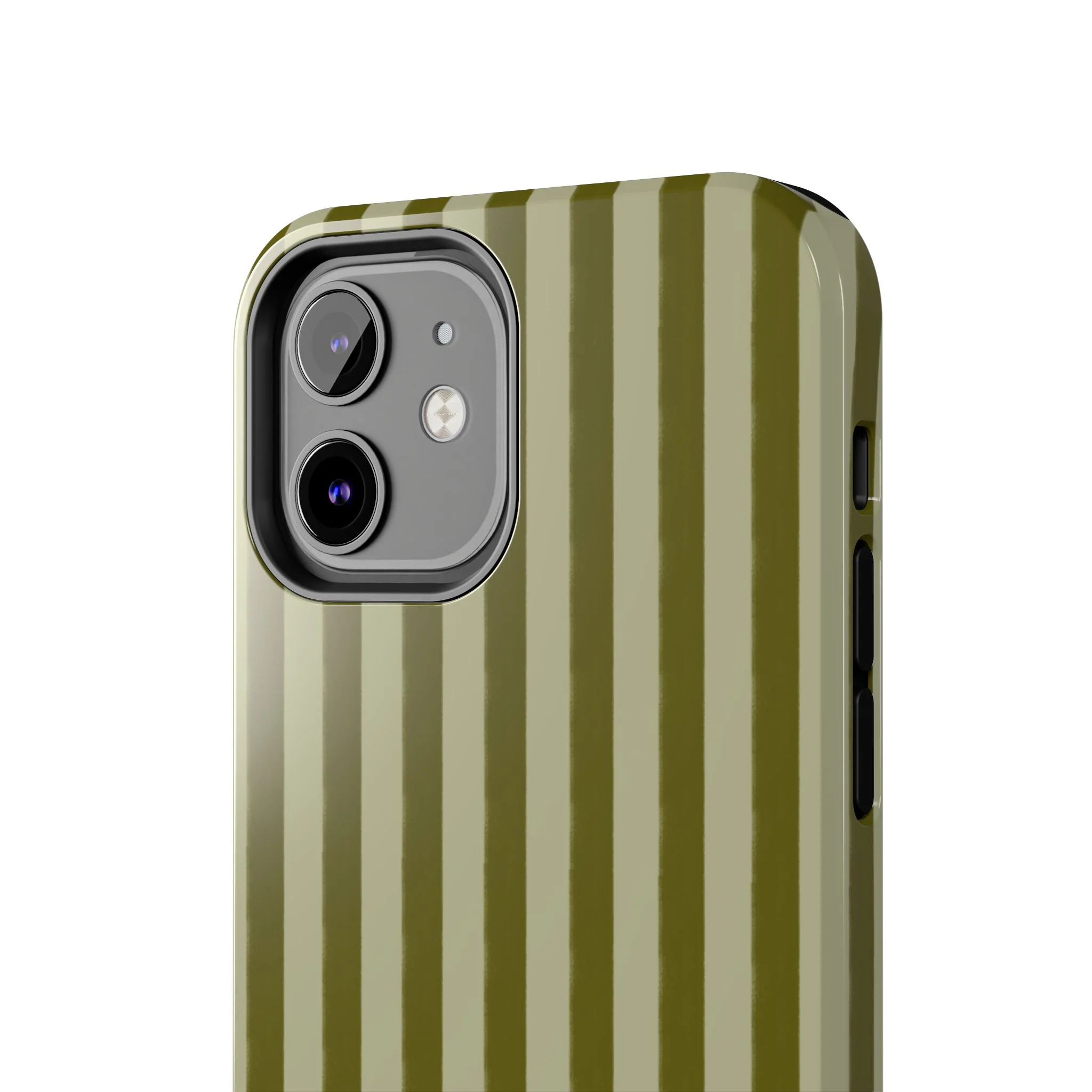 Tone on Tone Green Stripes IPhone Case - Image 55