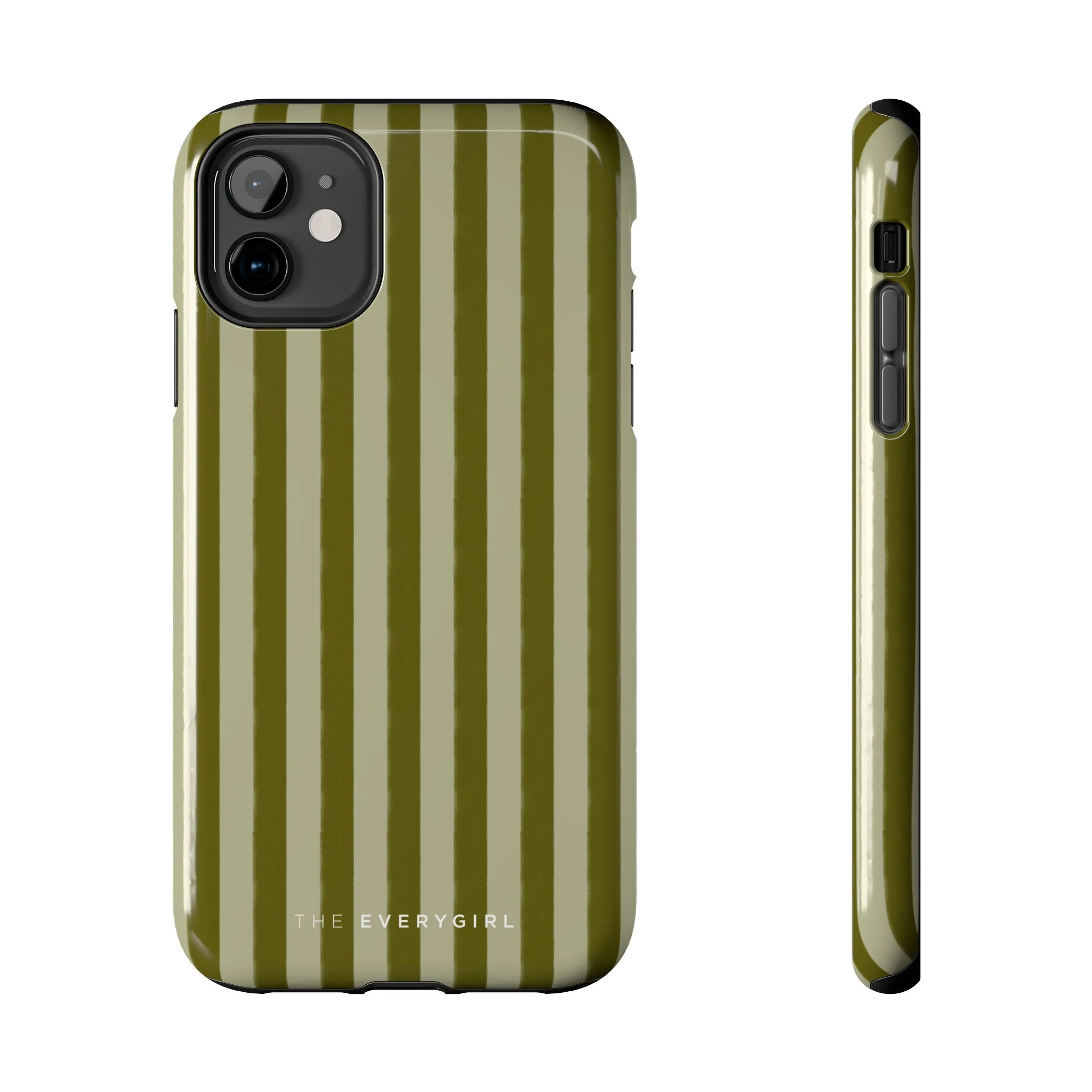 Tone on Tone Green Stripes IPhone Case - Image 7