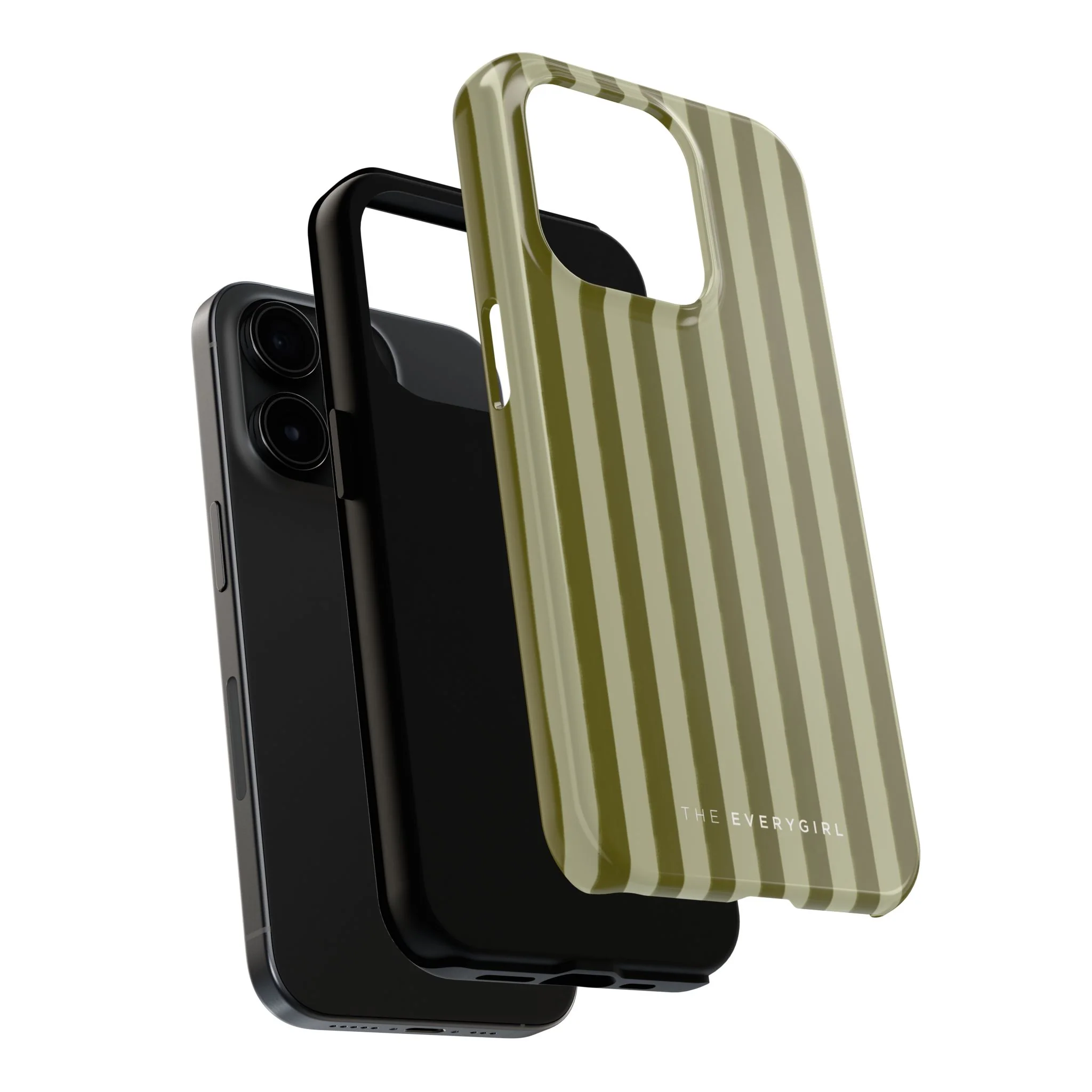 Tone on Tone Green Stripes IPhone Case - Image 86