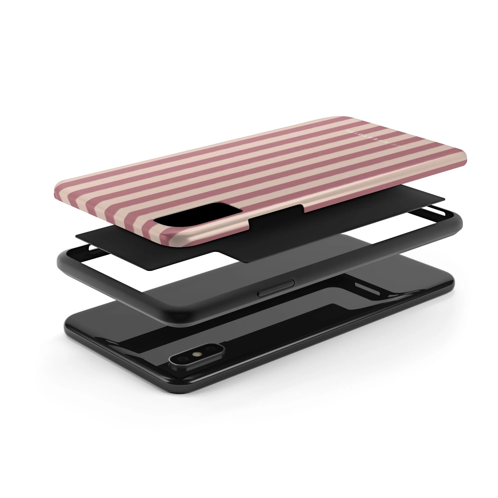 Tone on Tone Pink Stripes IPhone Case - Image 38