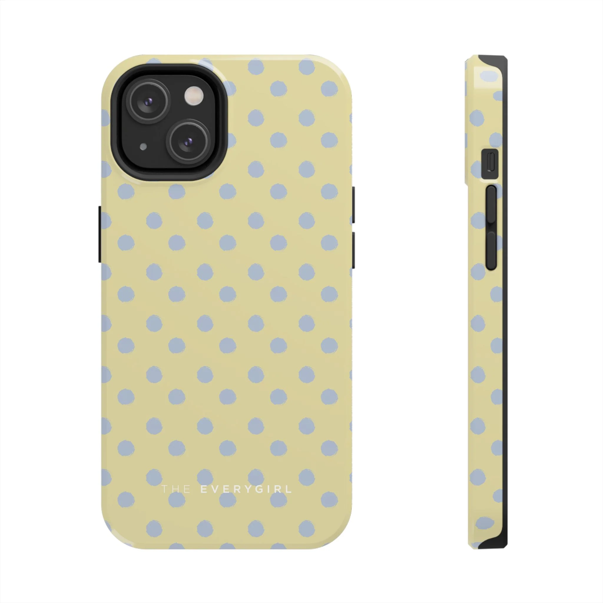 Yellow & Blue Polka Dots Phone Case - Image 12