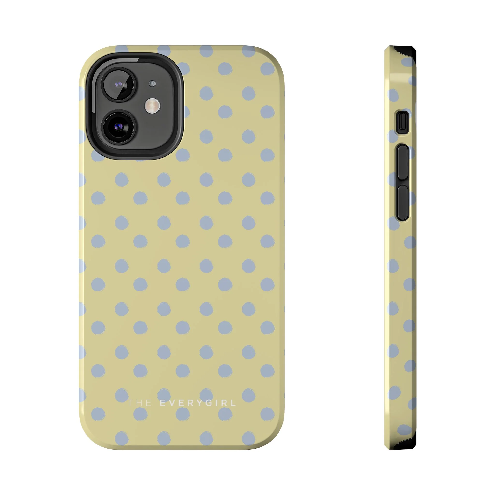 Yellow & Blue Polka Dots Phone Case - Image 45