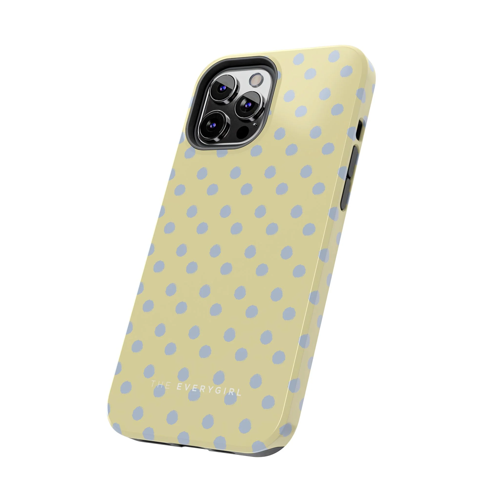 Yellow & Blue Polka Dots Phone Case - Image 52