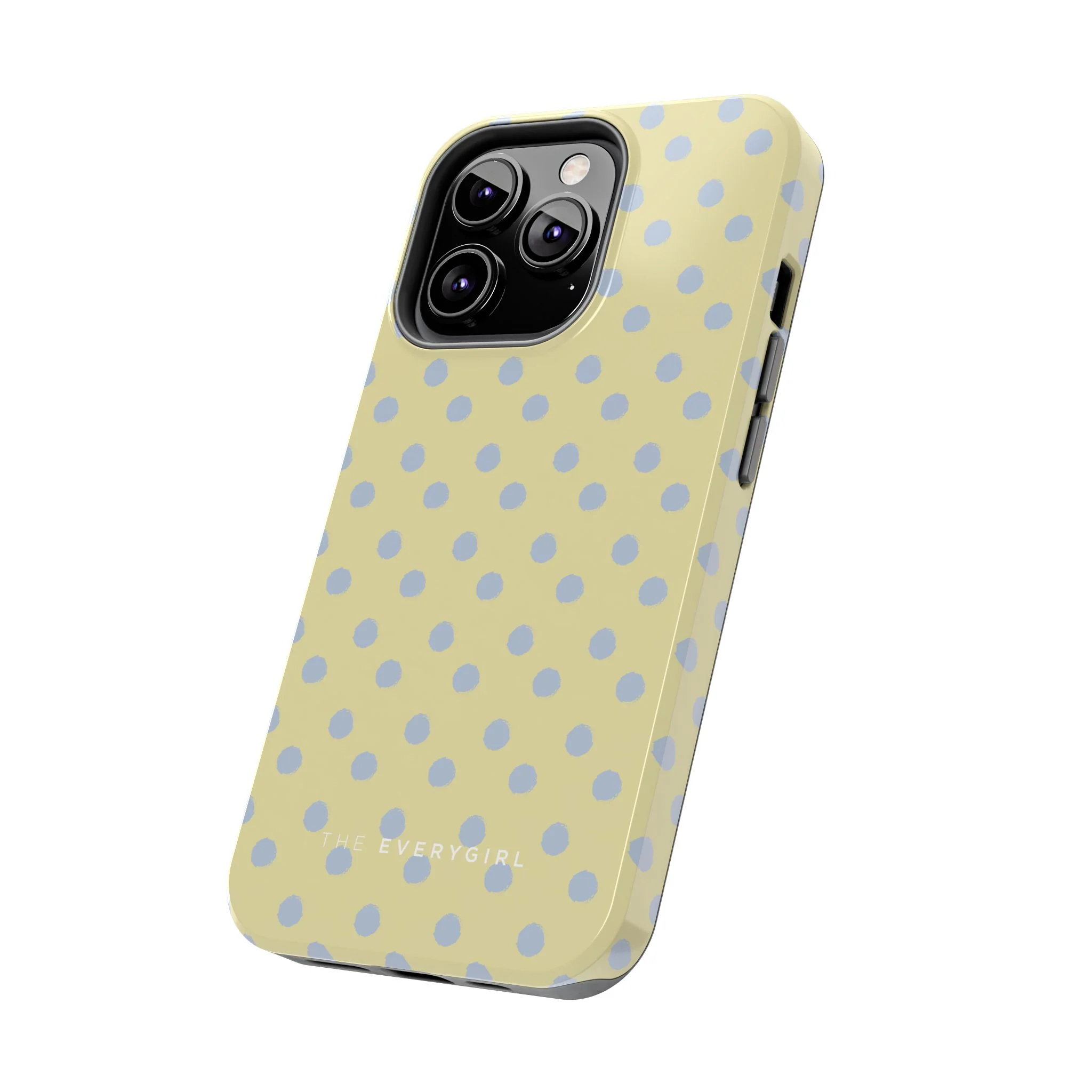 Yellow & Blue Polka Dots Phone Case - Image 61