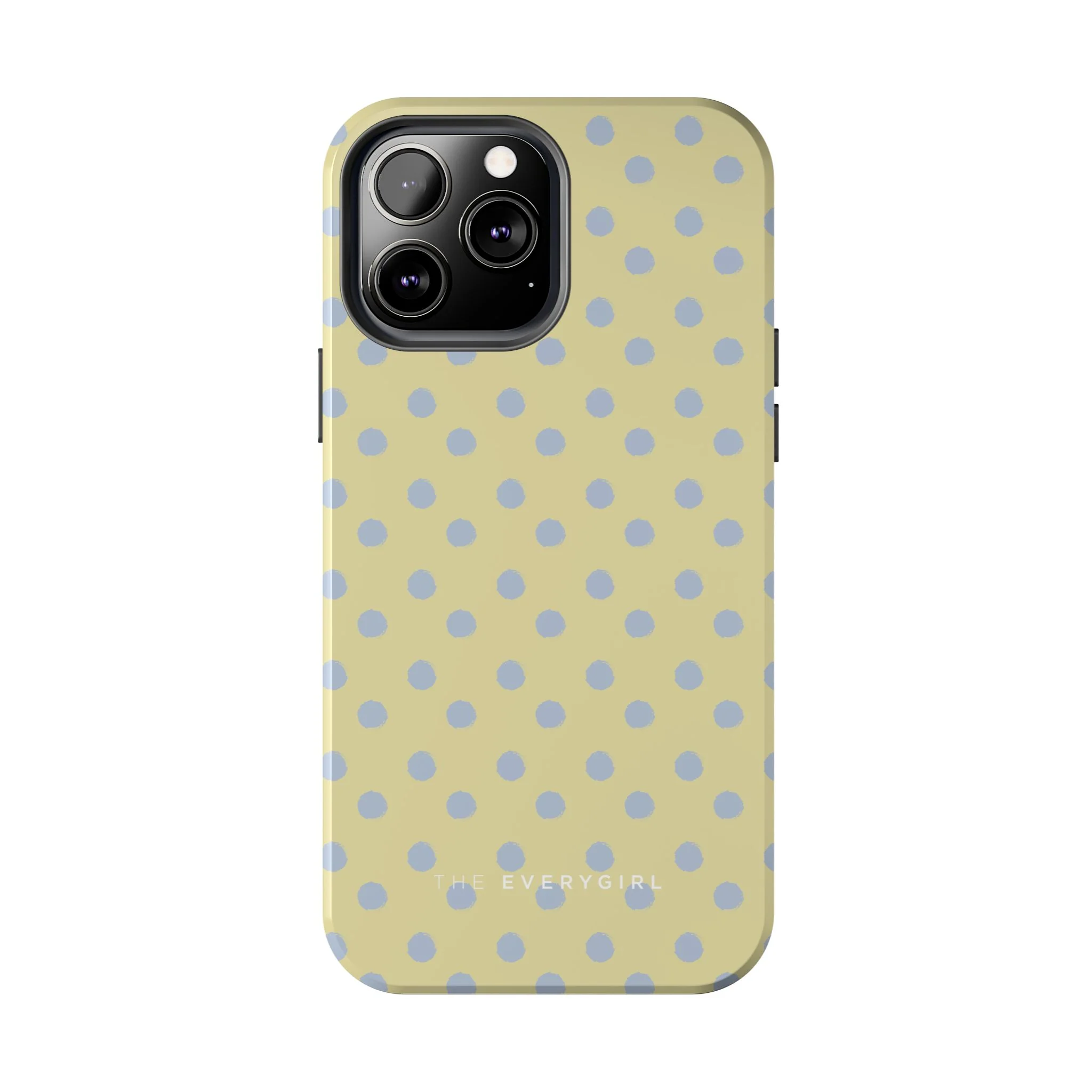 Yellow & Blue Polka Dots Phone Case - Image 63