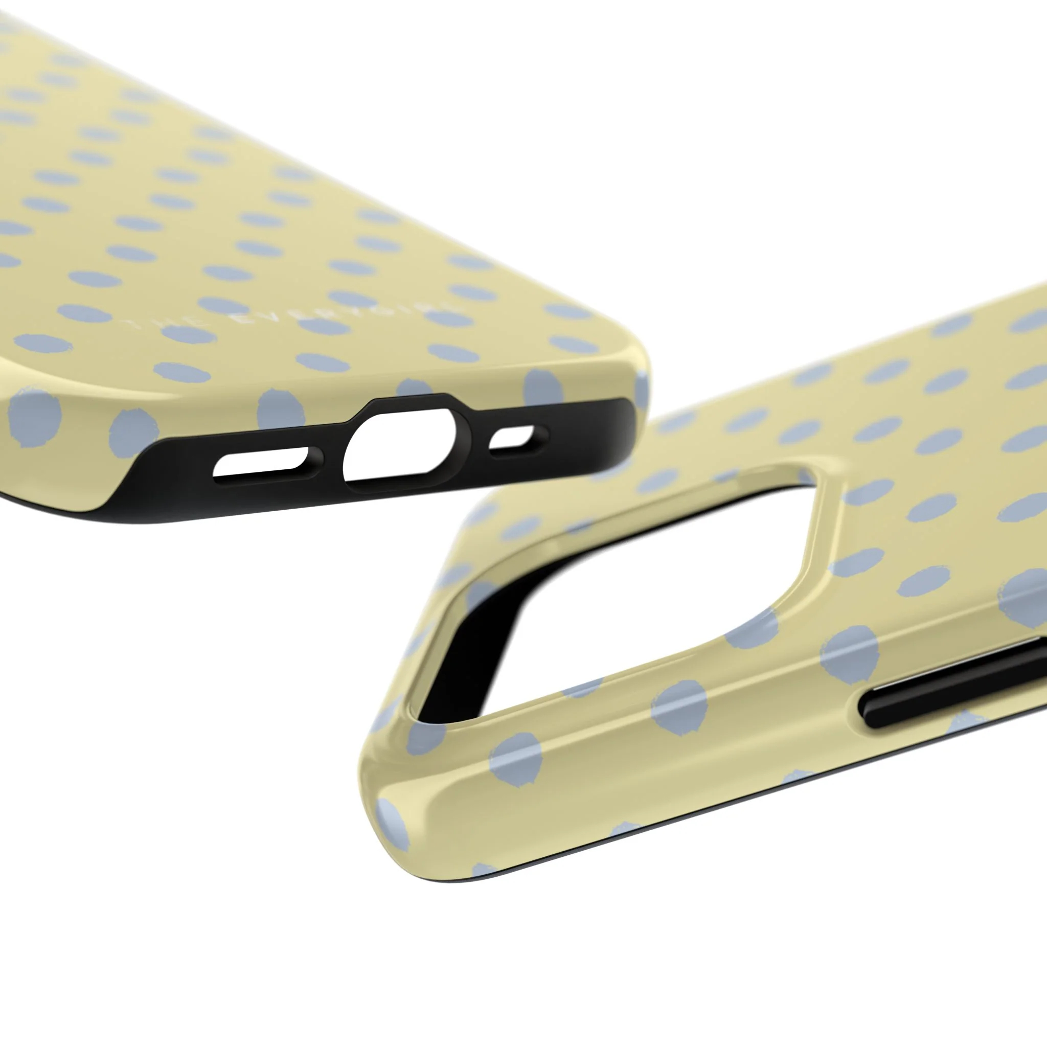 Yellow & Blue Polka Dots Phone Case - Image 74