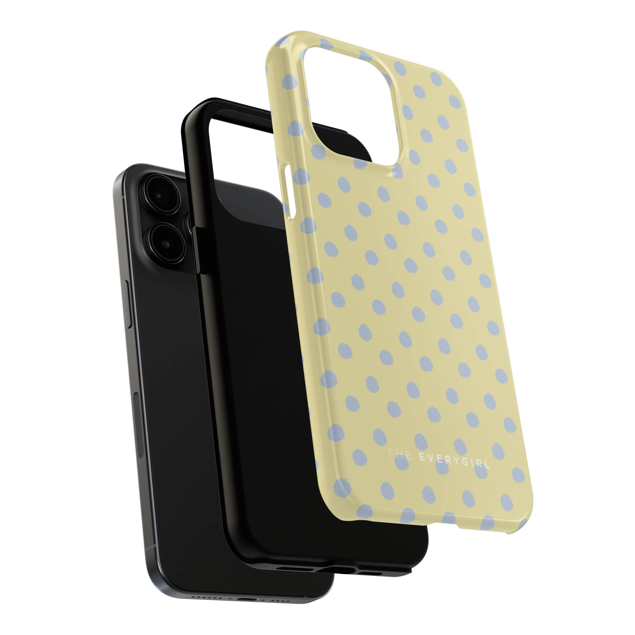 Yellow & Blue Polka Dots Phone Case - Image 81
